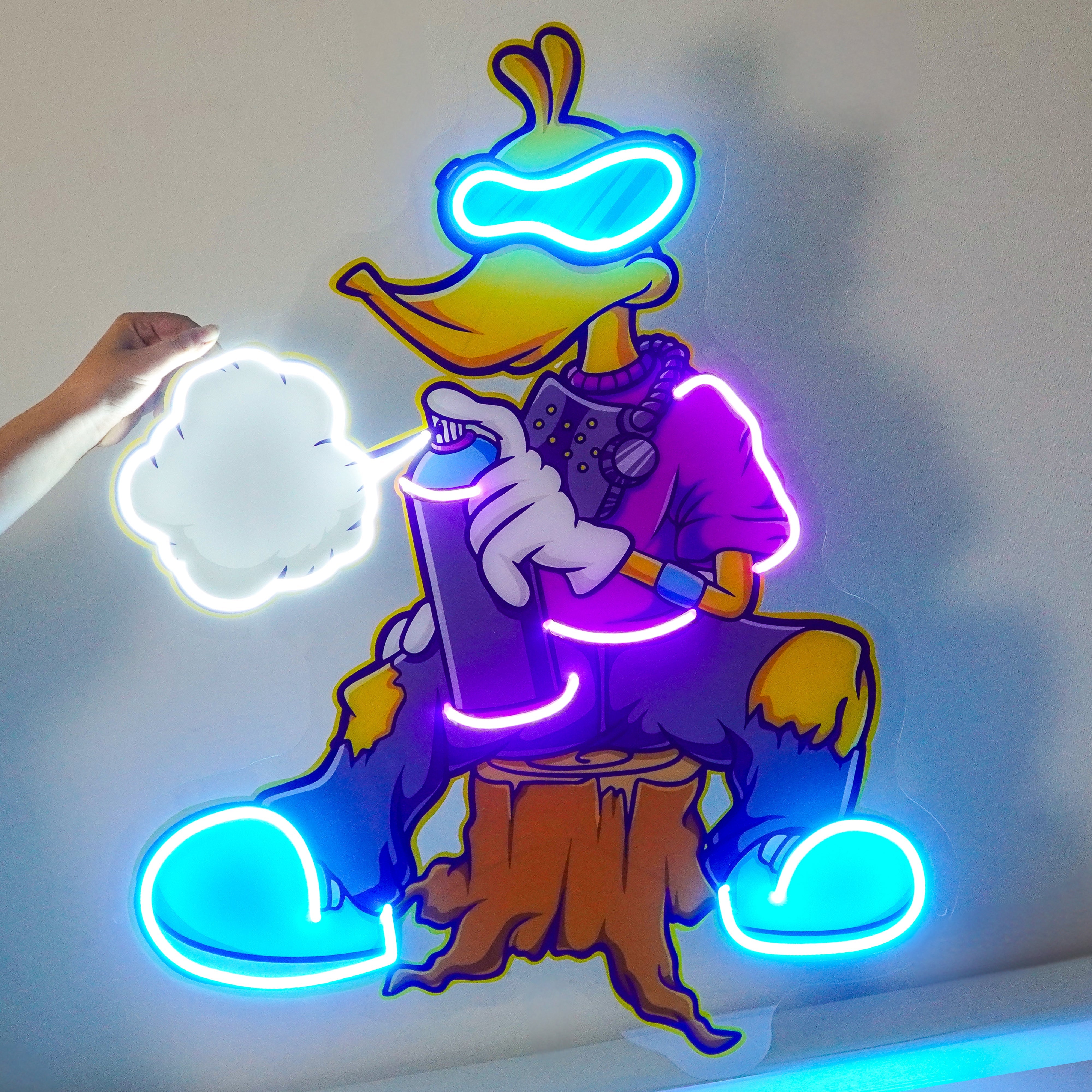 Cool Duck LED Neon Sign Light Pop Art