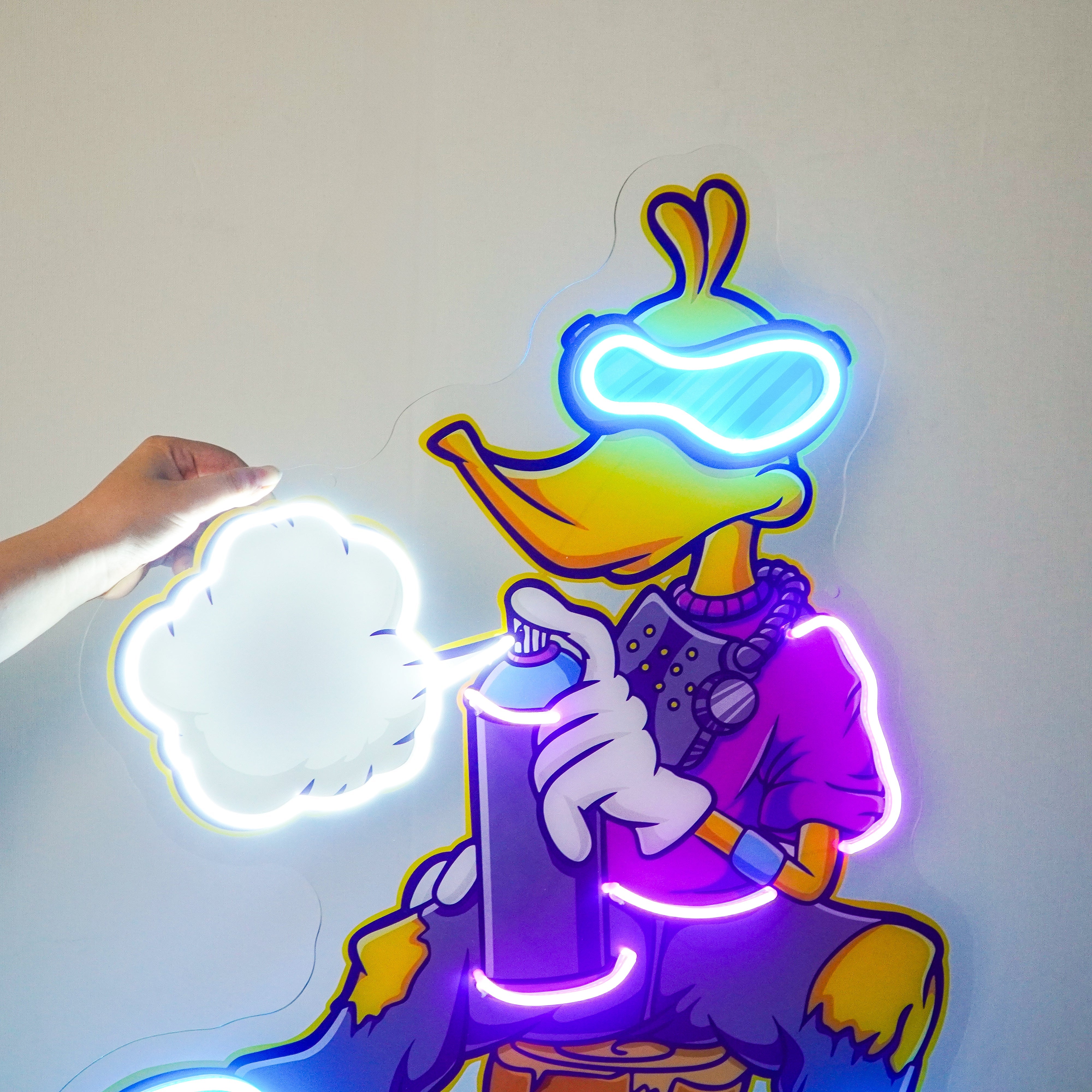 Cool Duck LED Neon Sign Light Pop Art