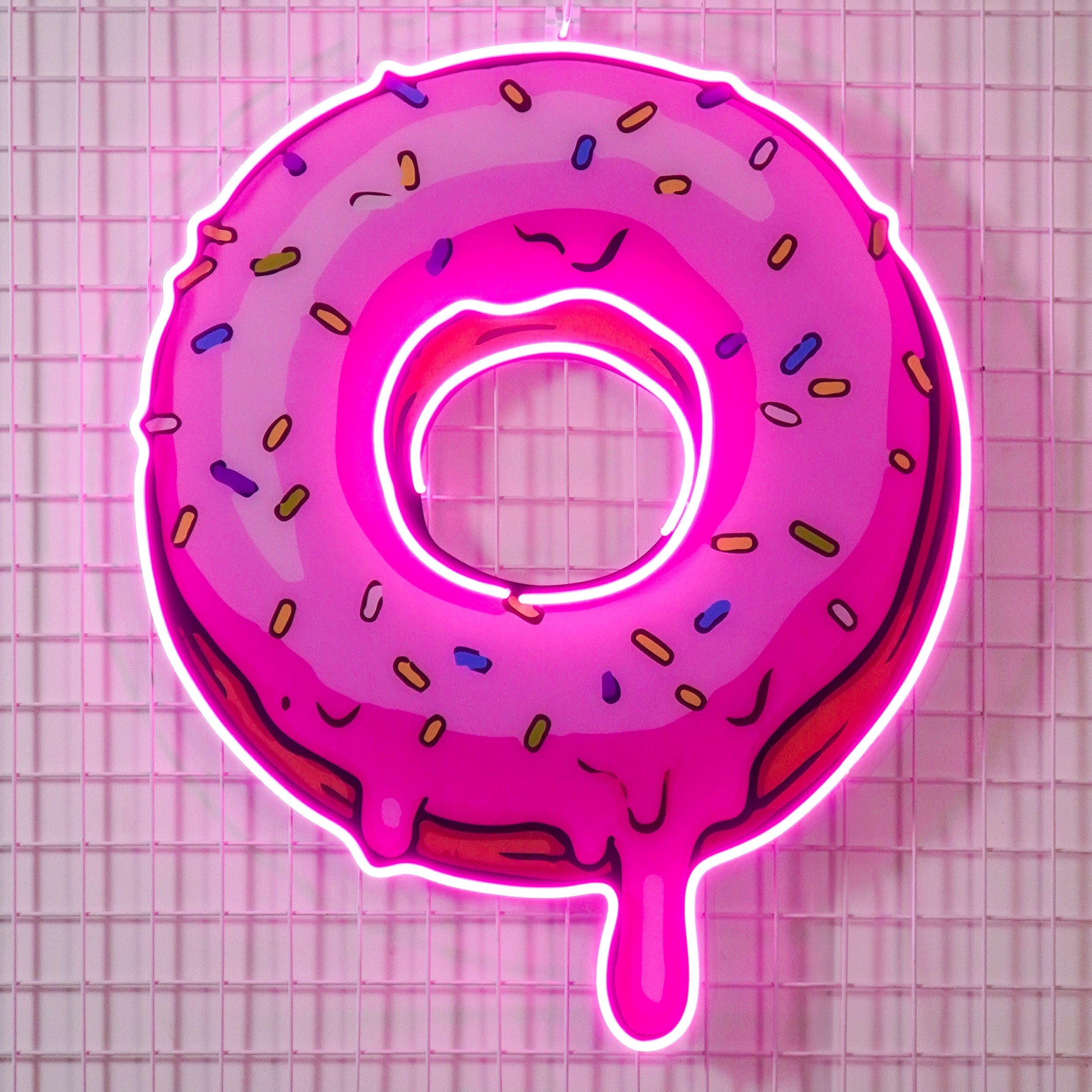 Donut Led Neon Acrylic Artwork