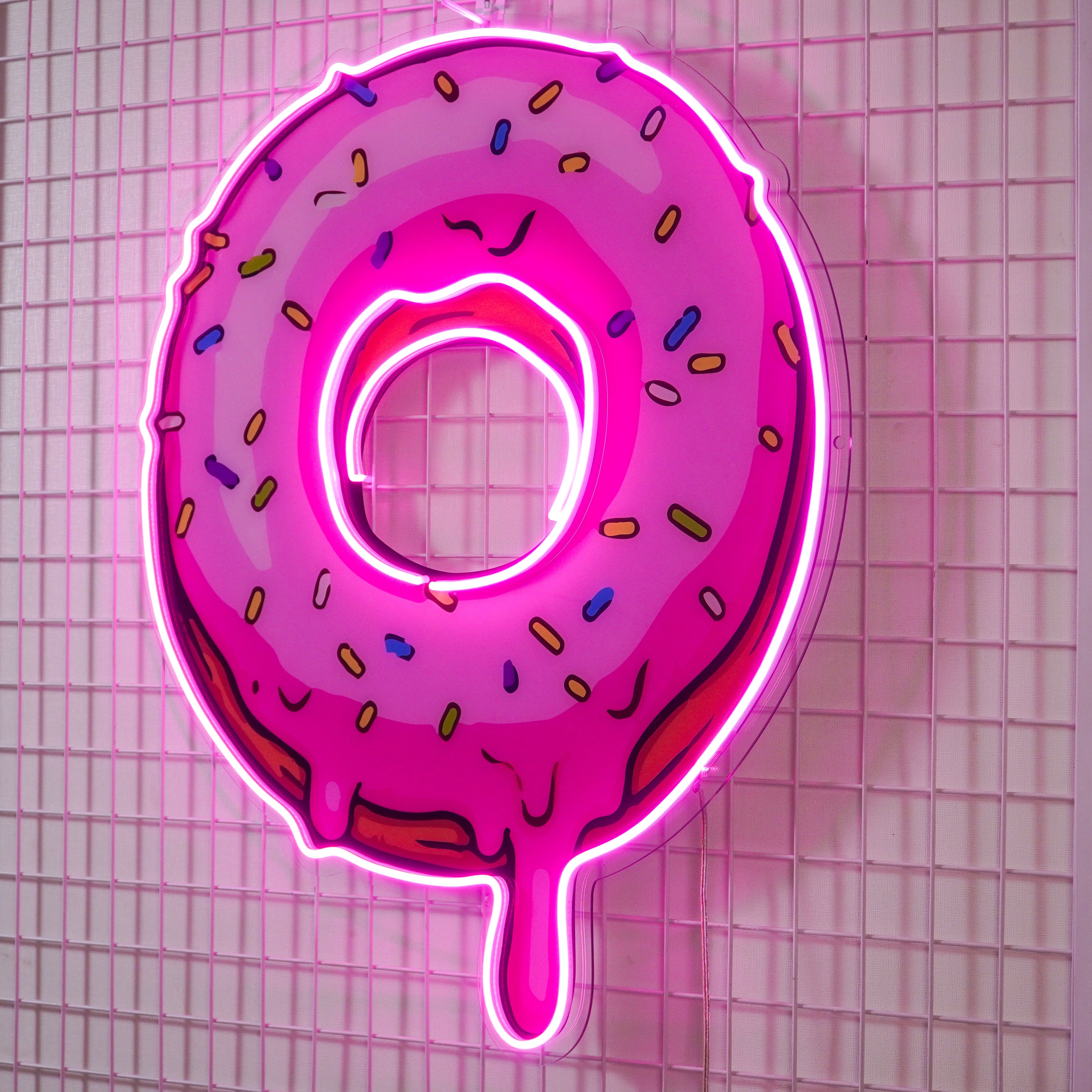 Donut Led Neon Acrylic Artwork