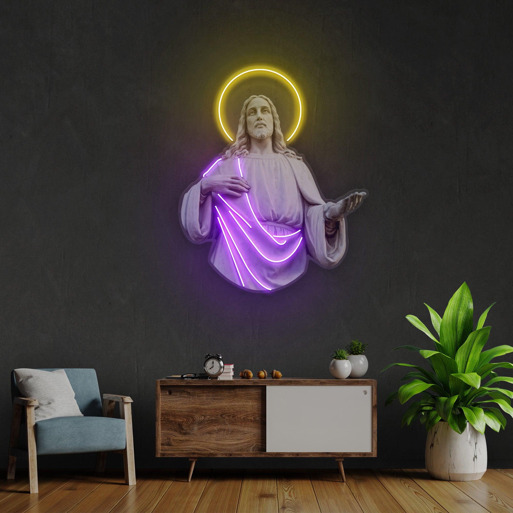 Jesus Christ Led Neon Acrylic Artwork