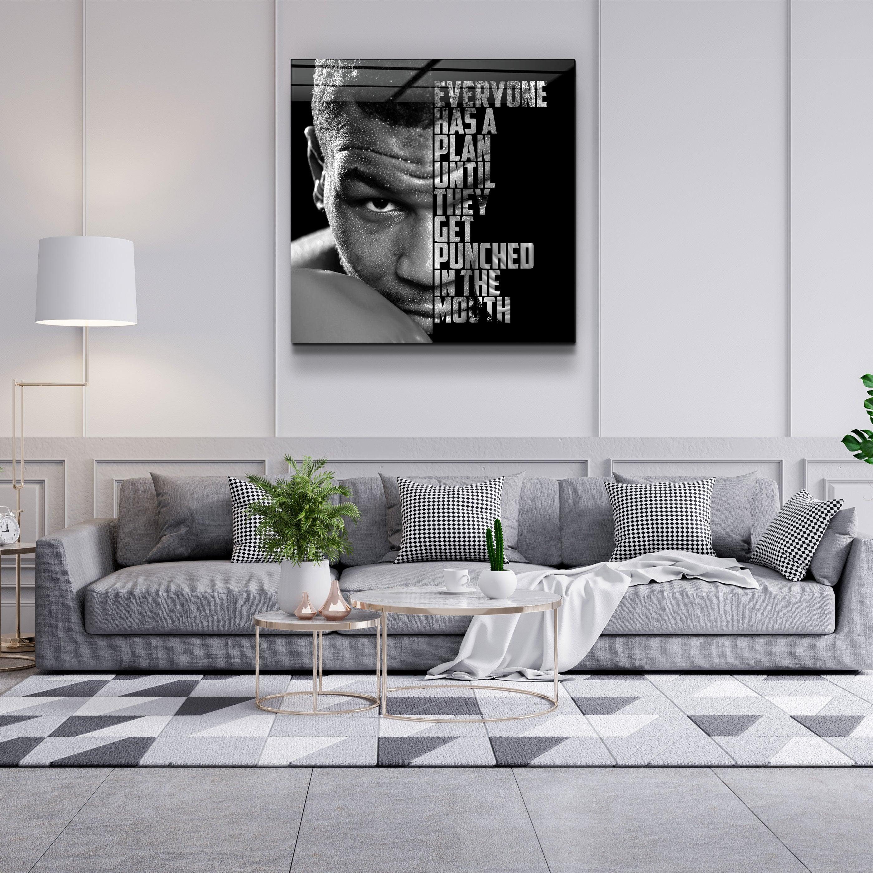 ・"Mike Tyson"・Designers Collection Glass Wall Art
