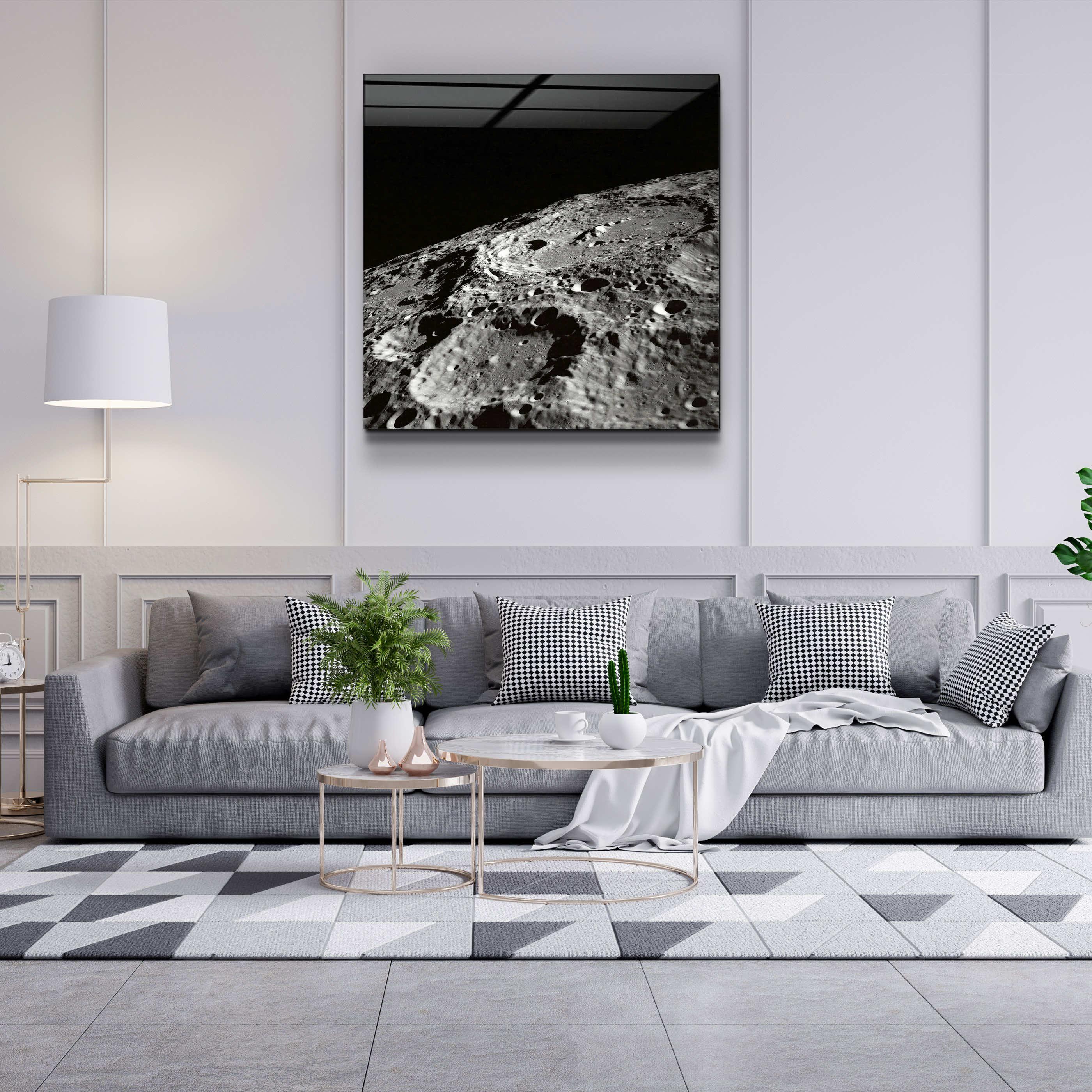 ."On the Moon". Designer's Collection Glass Wall Art