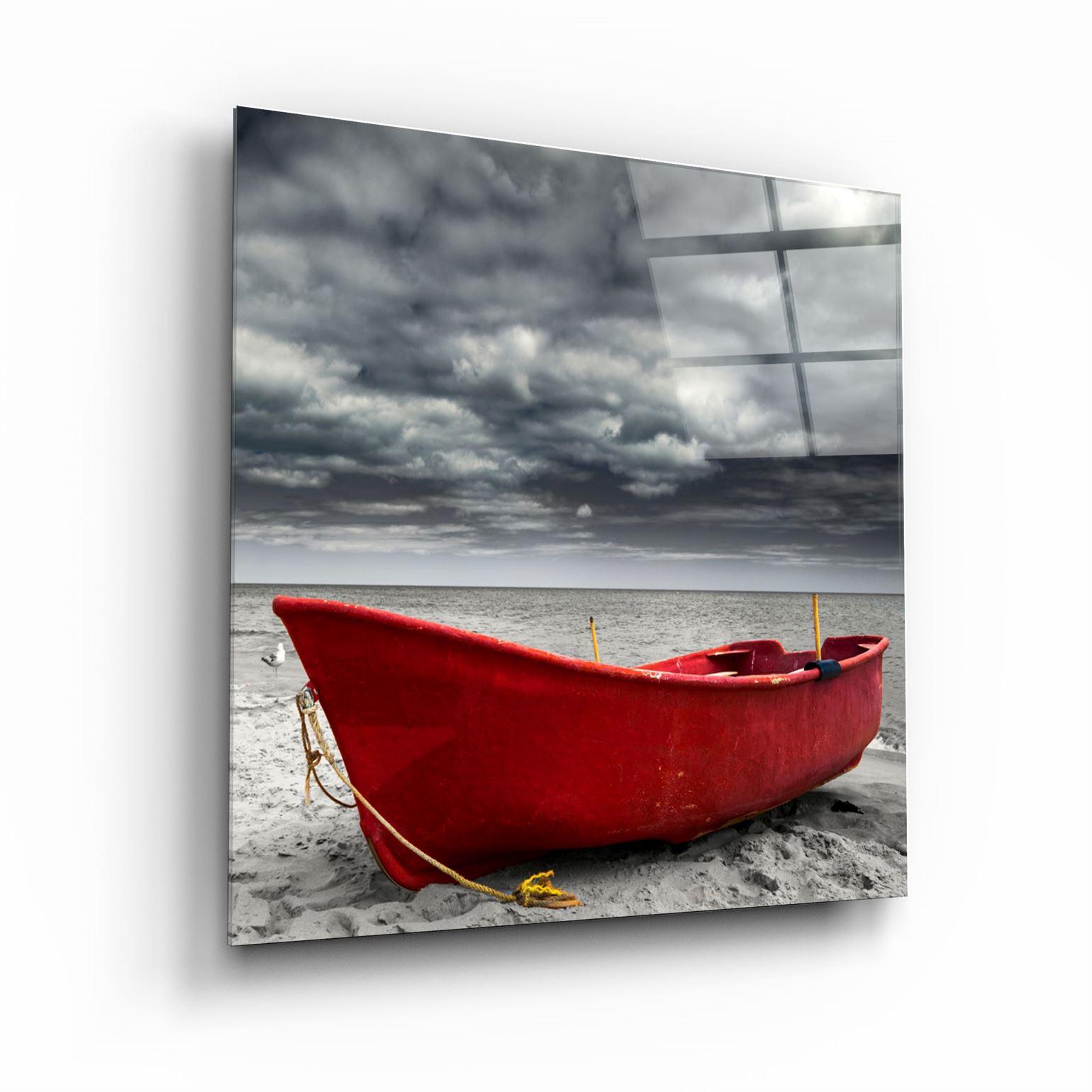 ・"Sailing Boat"・Glass Wall Art
