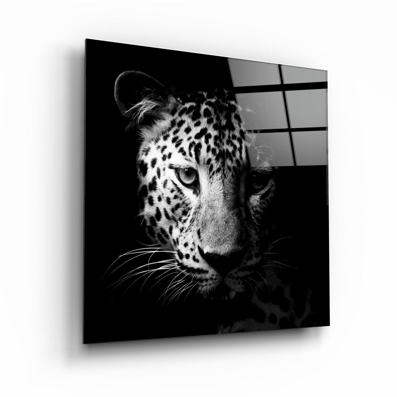 ・"Leopard"・Glass Wall Art