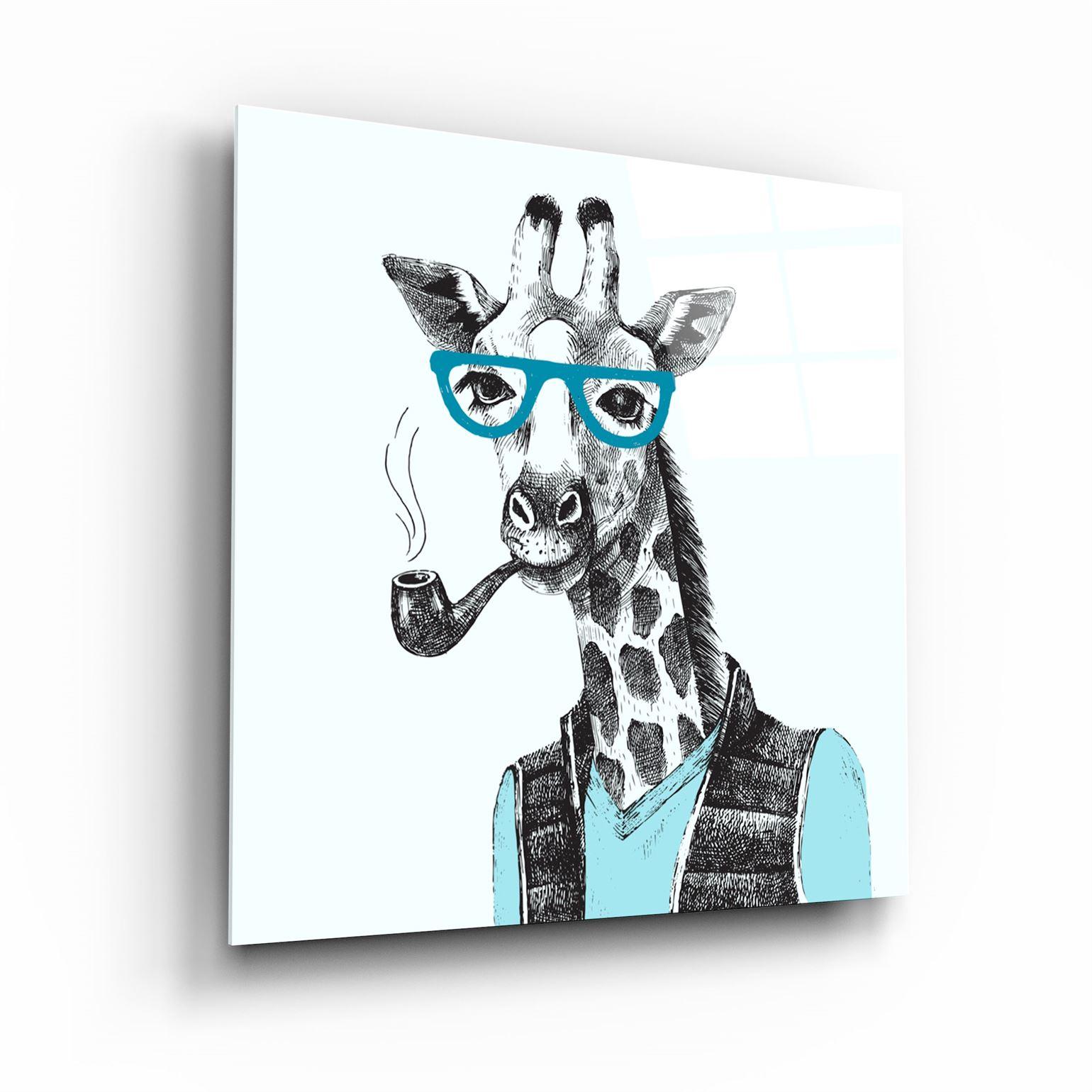 ・"Bay Giraffe"・Glass Wall Art