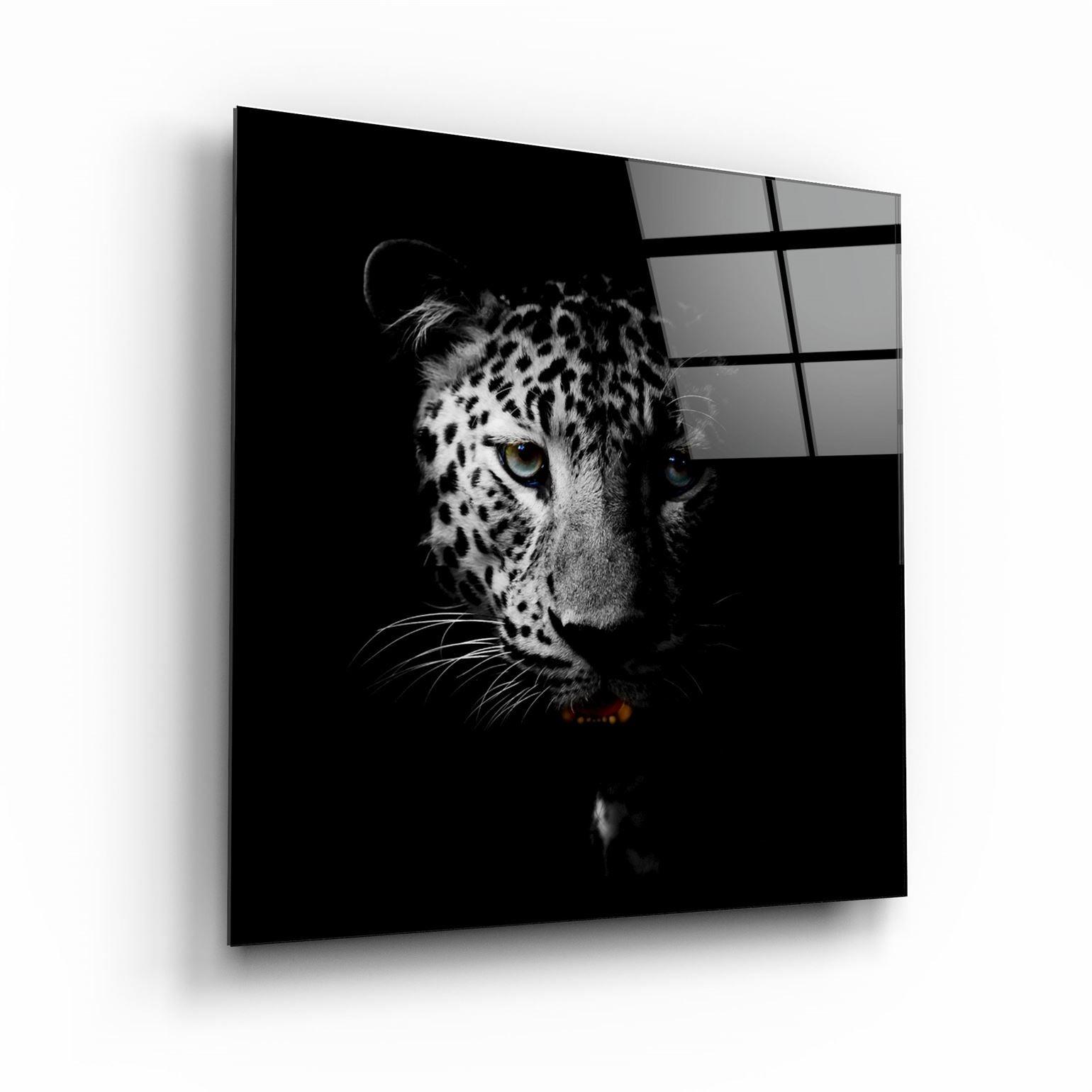 ・"Leopard"・Glass Wall Art