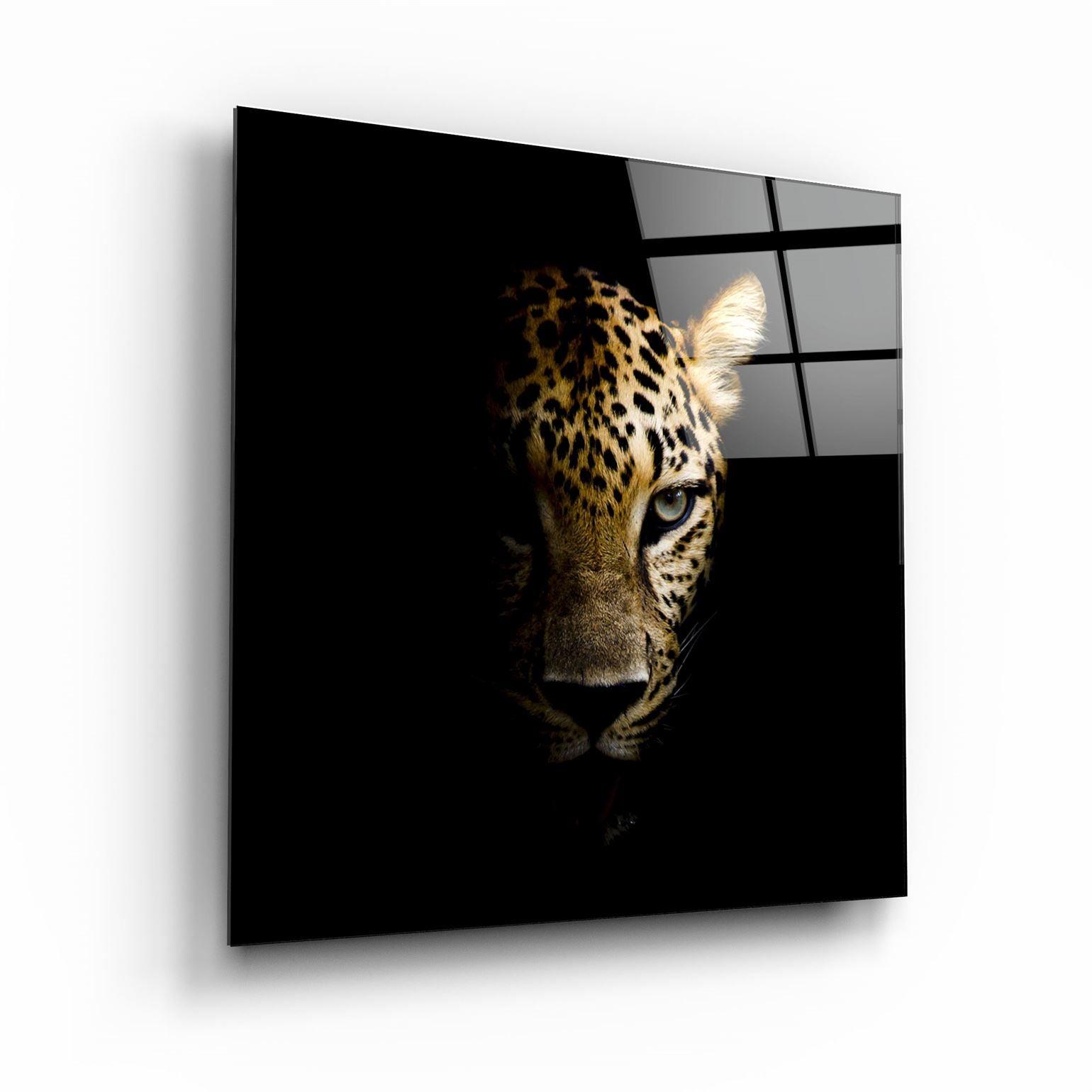 ・"Leopard"・Glass Wall Art