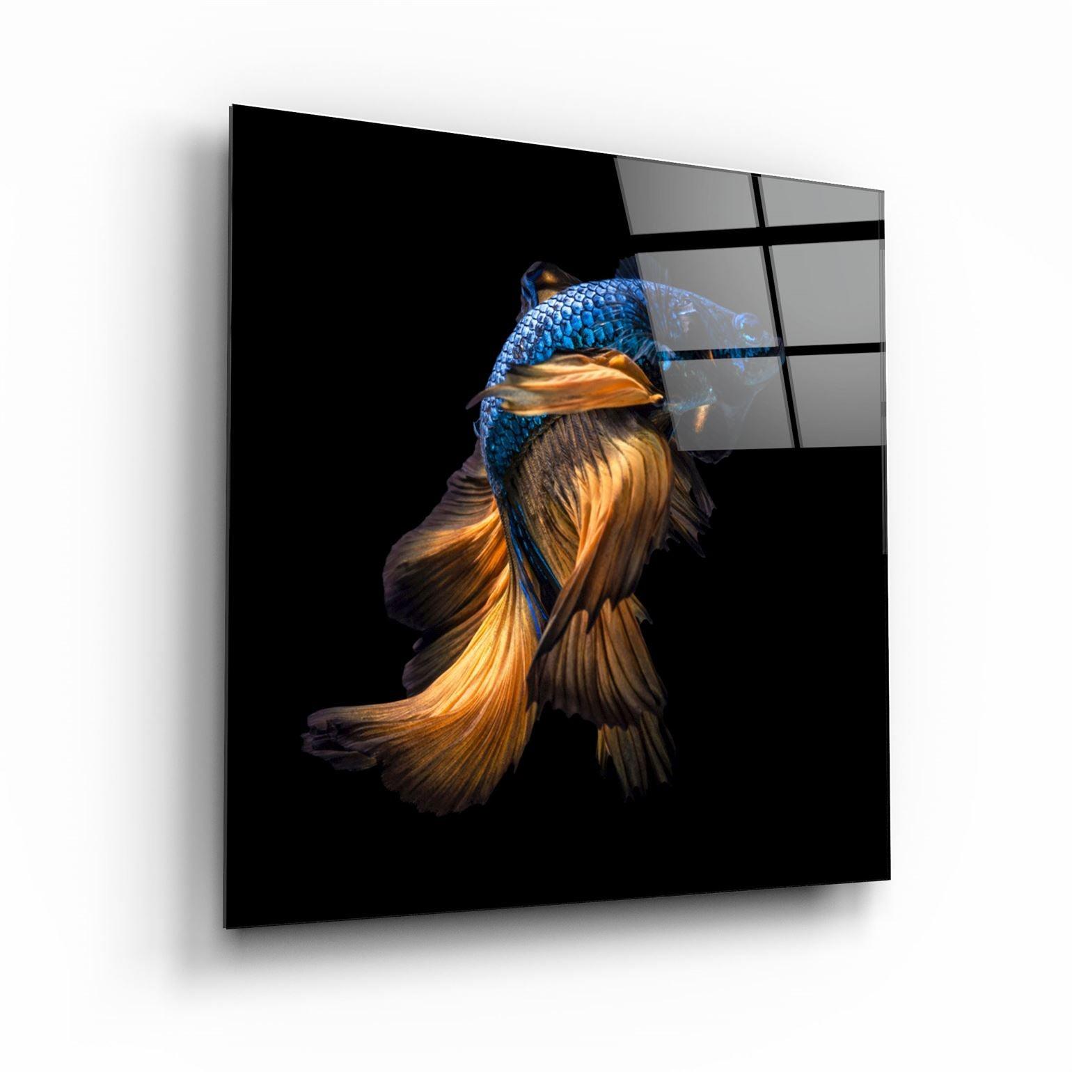 ・"Betta Fish"・Glass Wall Art