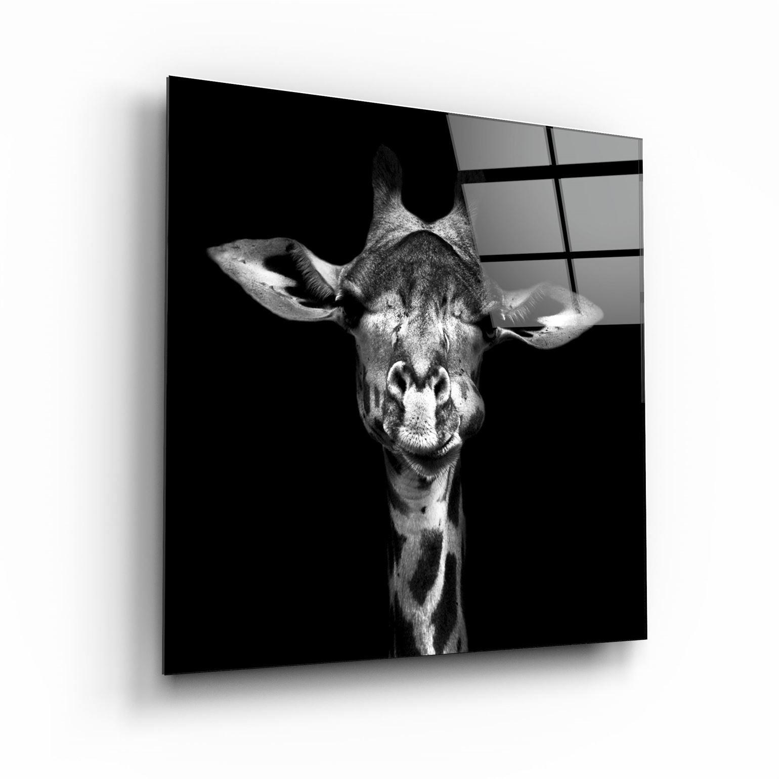 ・"Giraffe"・Glass Wall Art