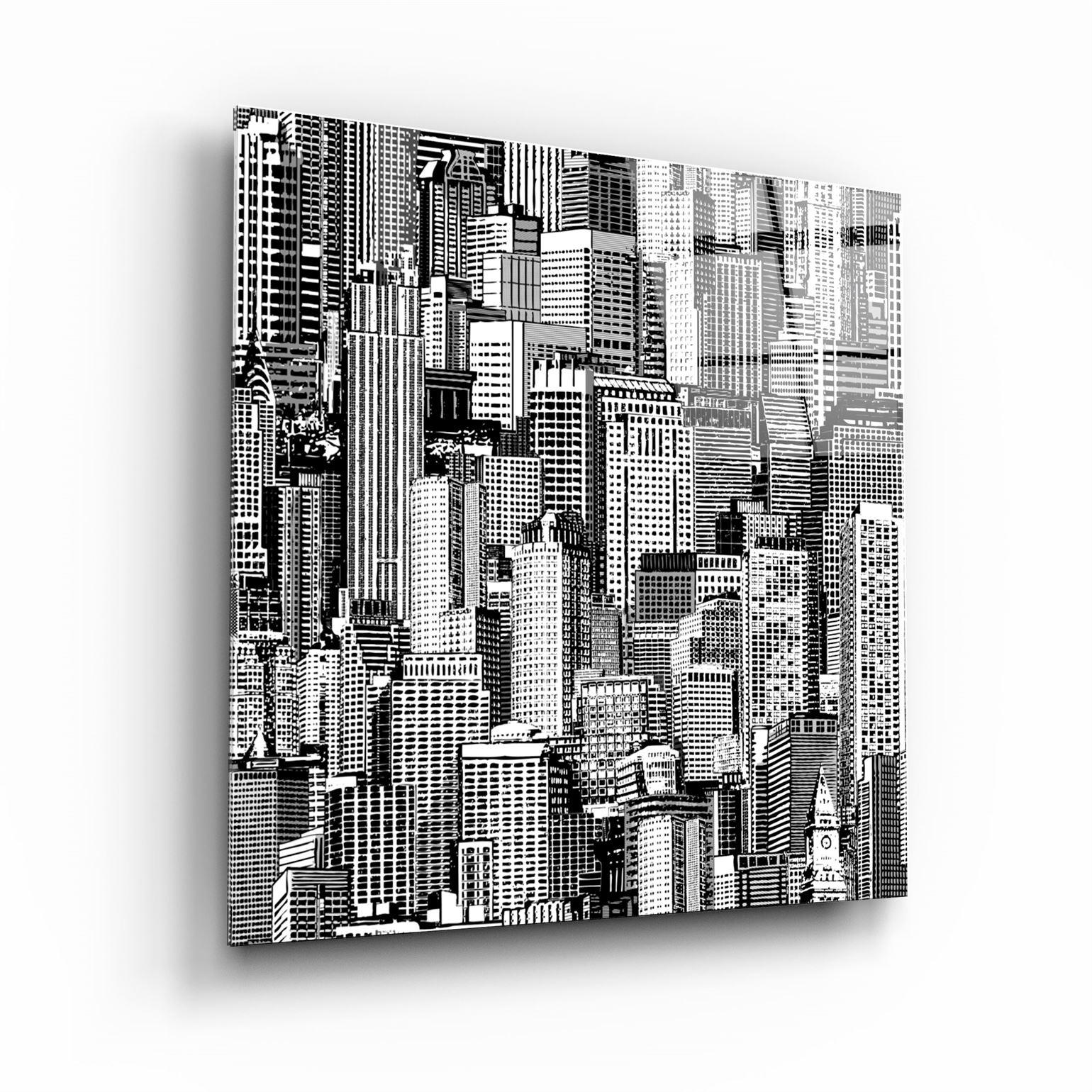 ・"Apartments"・Glass Wall Art