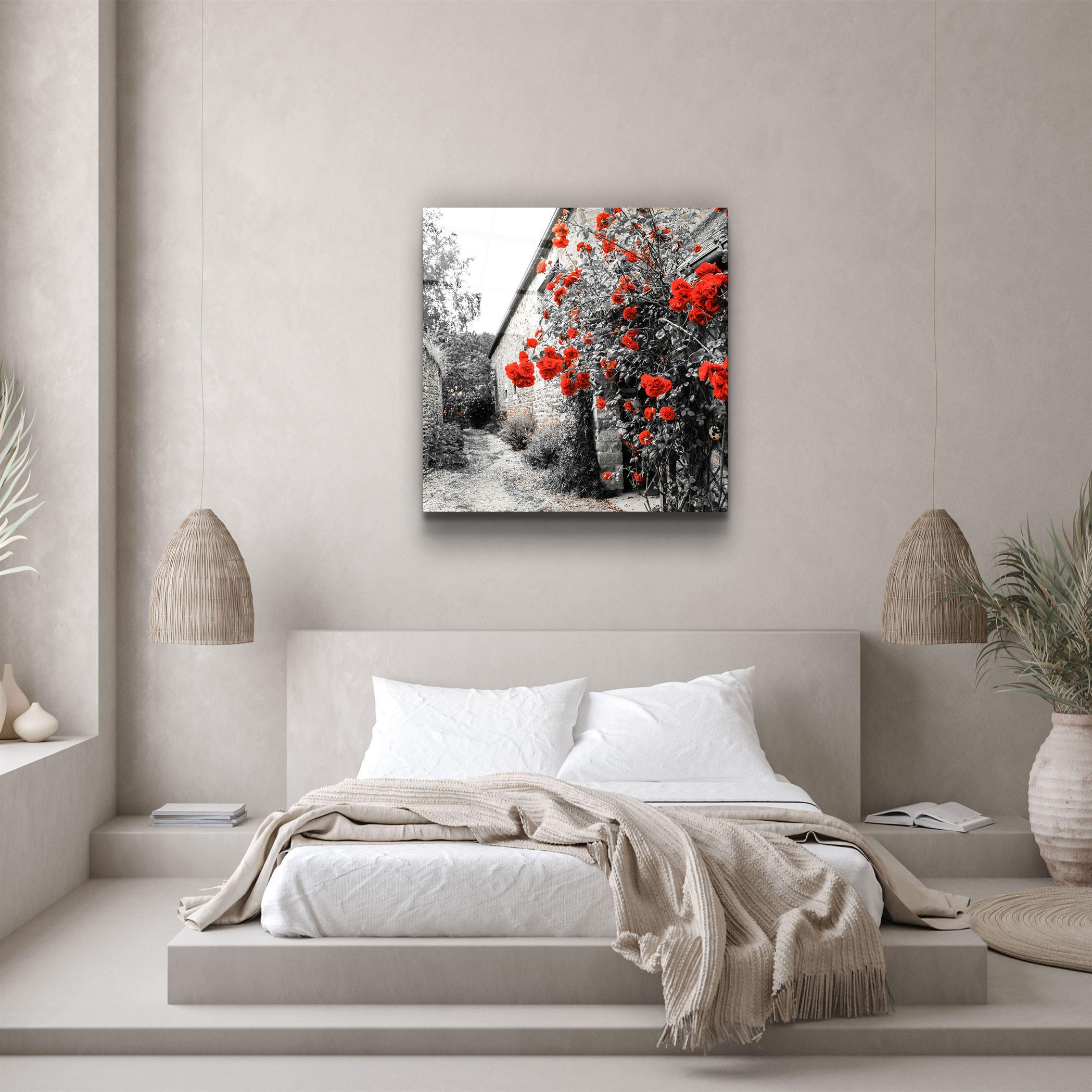 ・"Red Roses"・Glass Wall Art