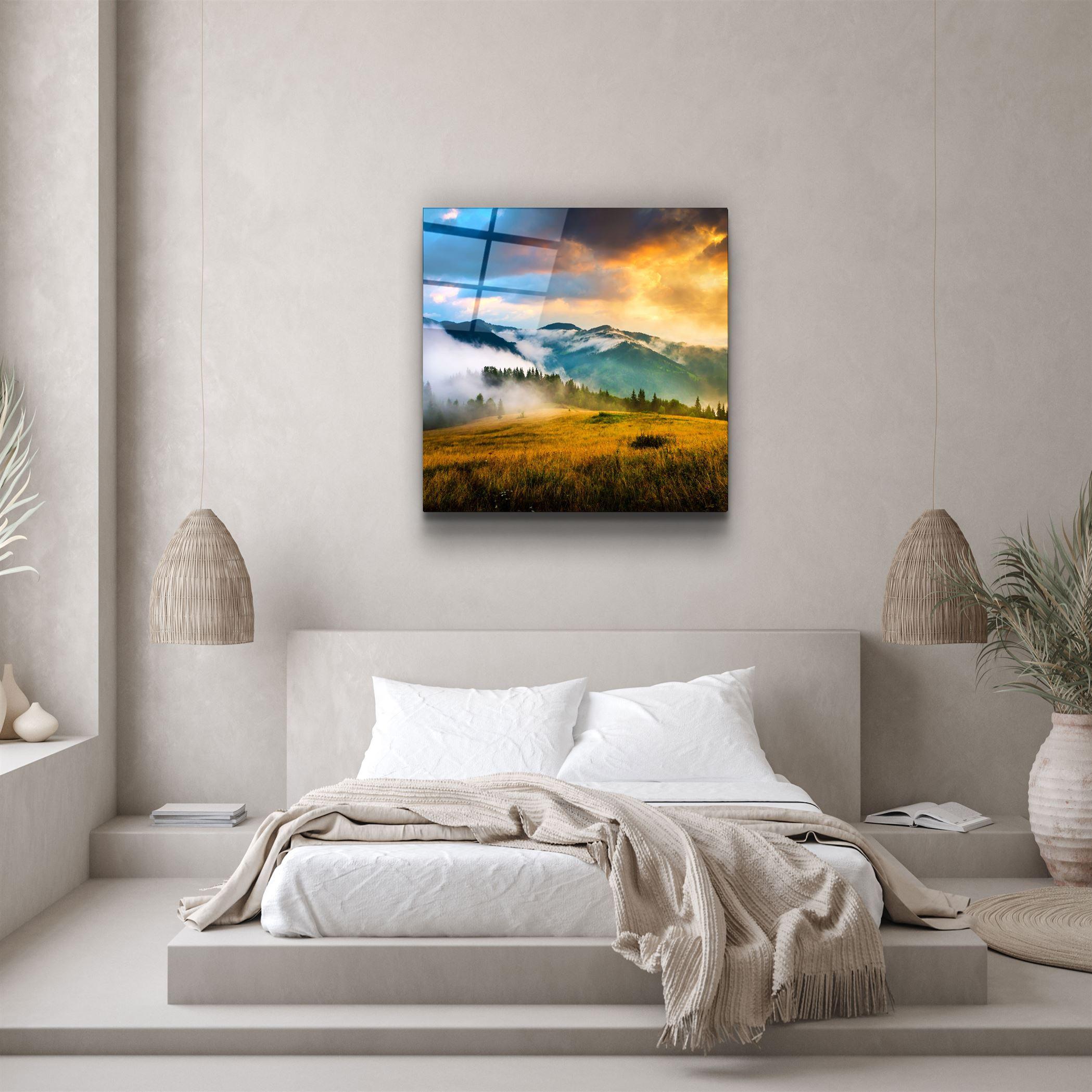 ・"Valley"・Glass Wall Art