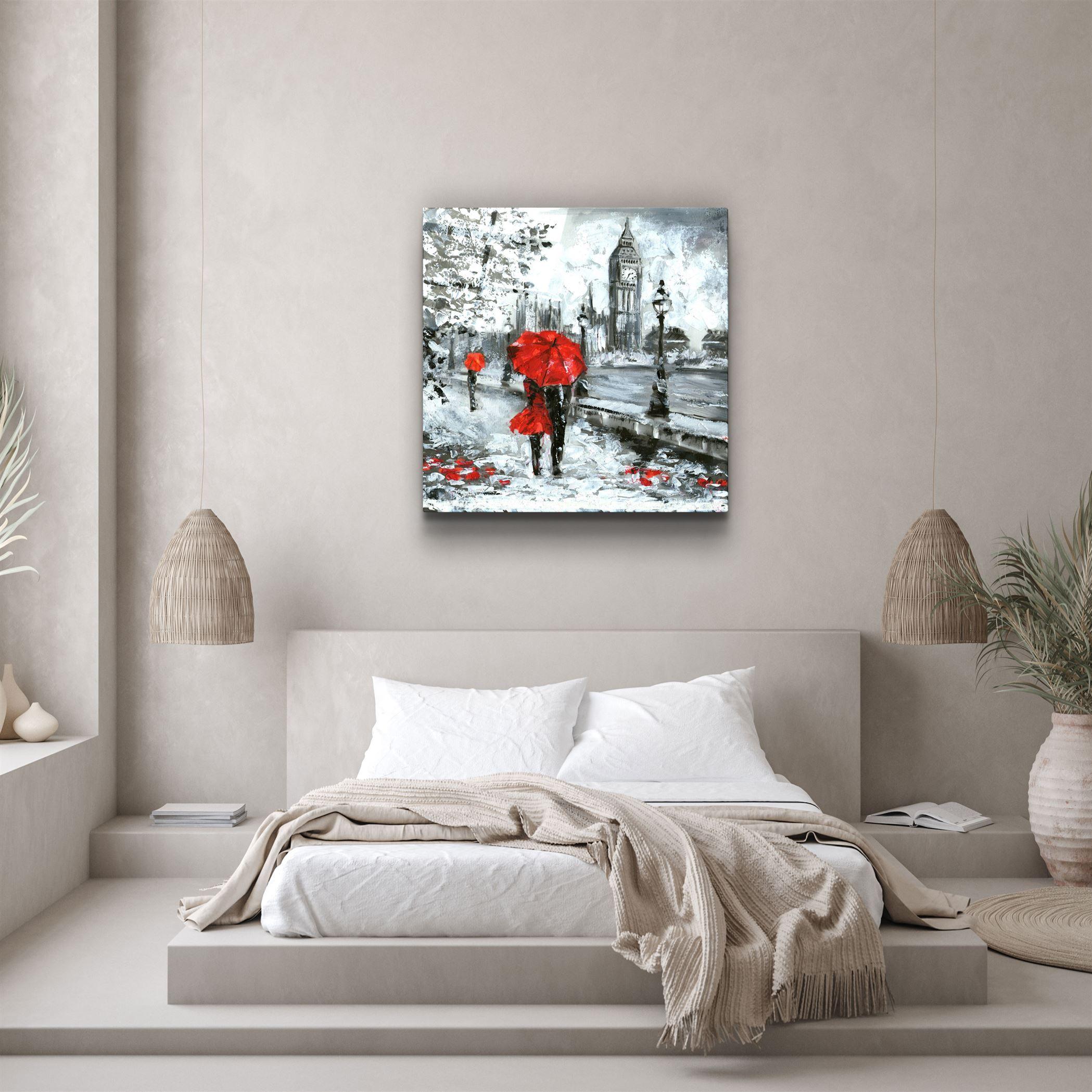 ・"London"・Glass Wall Art