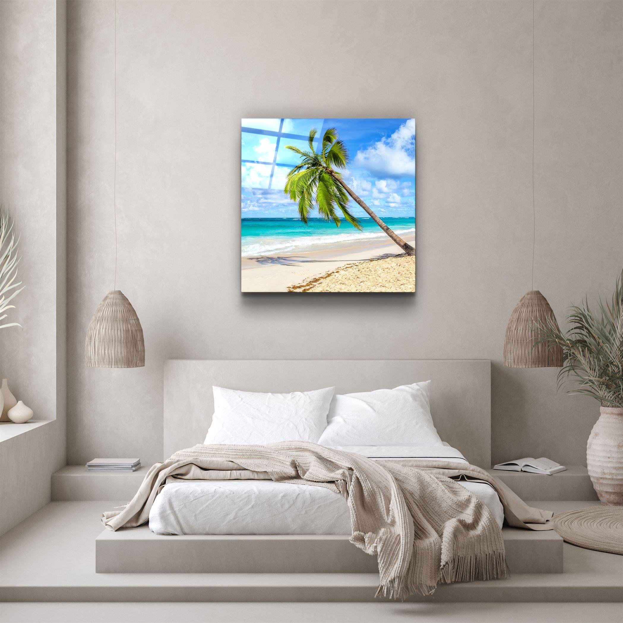 ・"Palm Tree"・Glass Wall Art