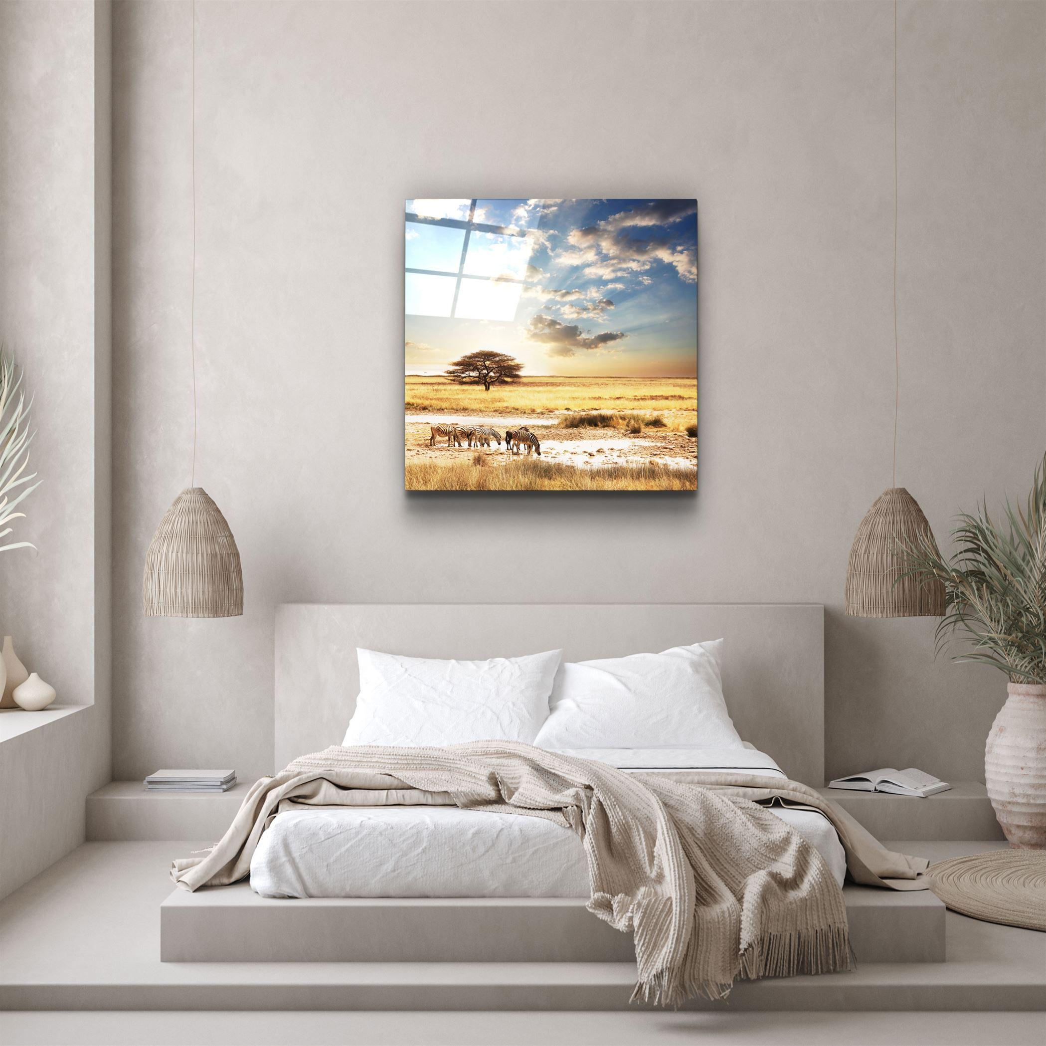 ・"Africa (Wide Meadow)"・Glass Wall Art