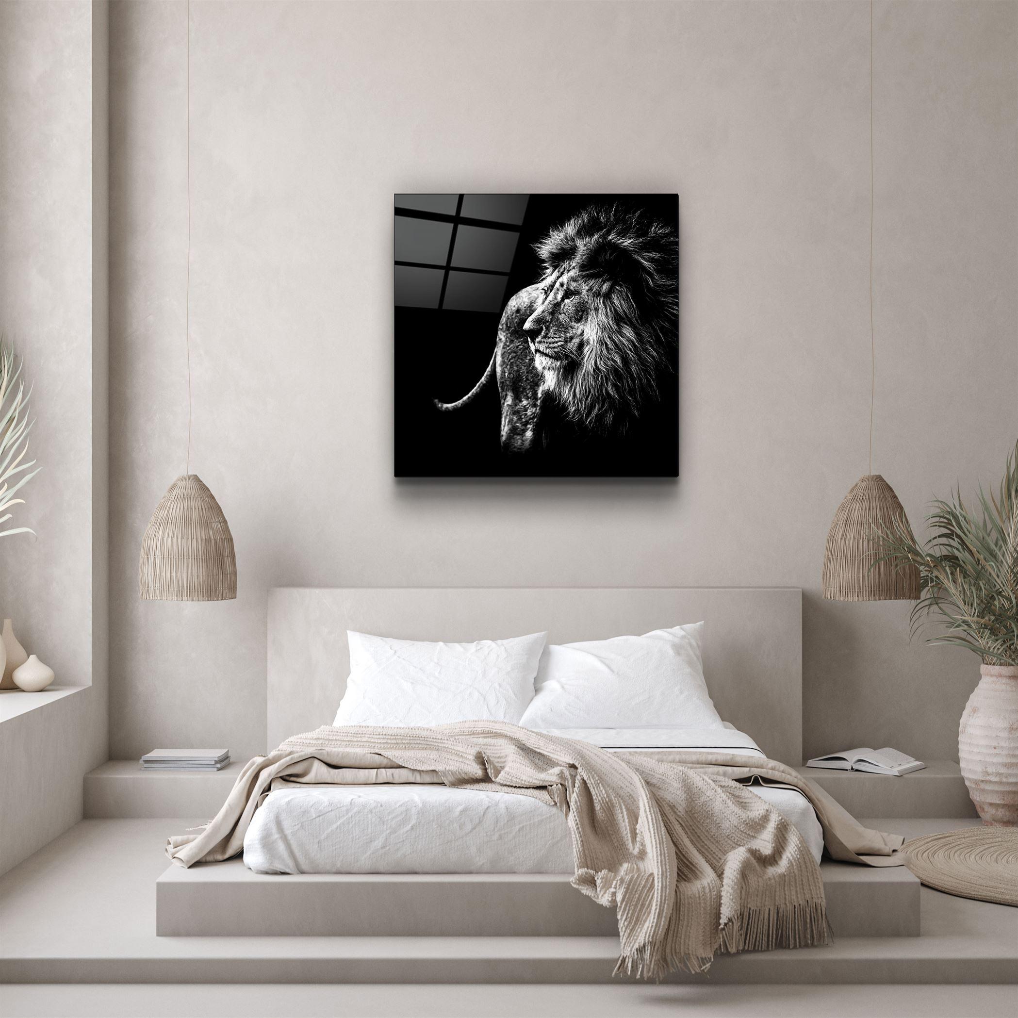 ・"Lion"・Glass Wall Art