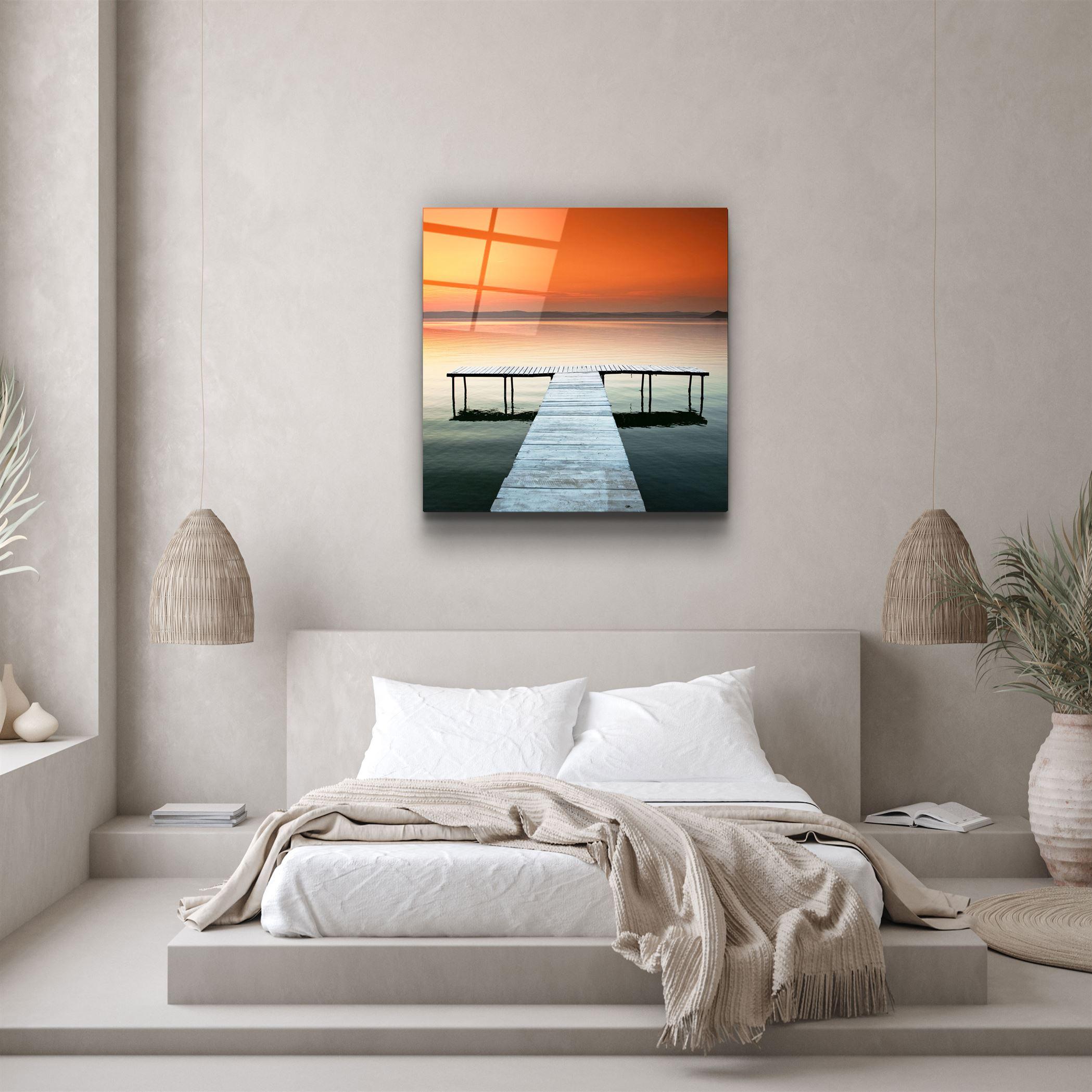 ・"Quay"・Glass Wall Art