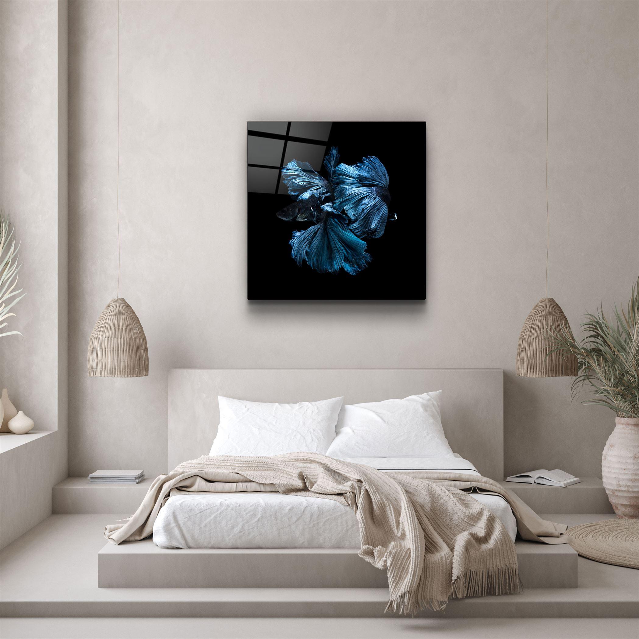 ・"Betta Fish"・Glass Wall Art