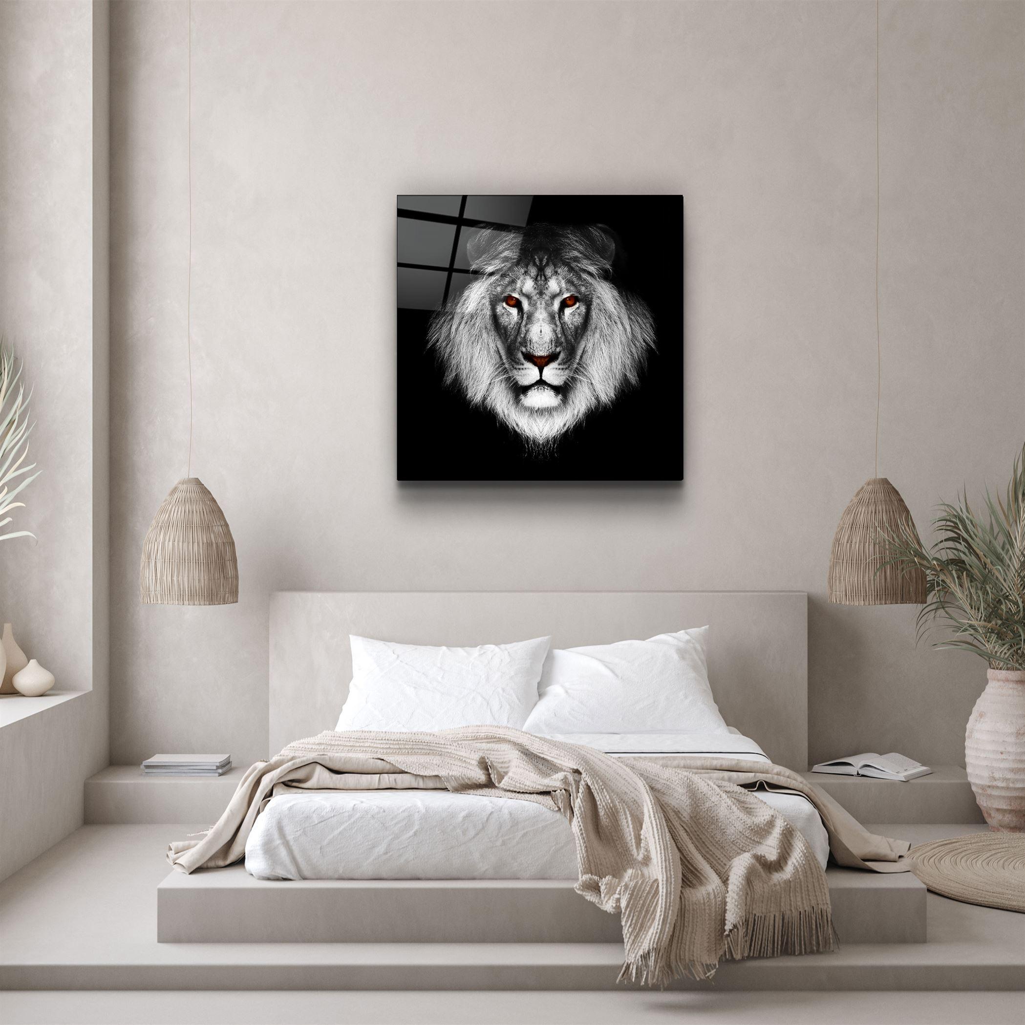 ・"Lion"・Glass Wall Art