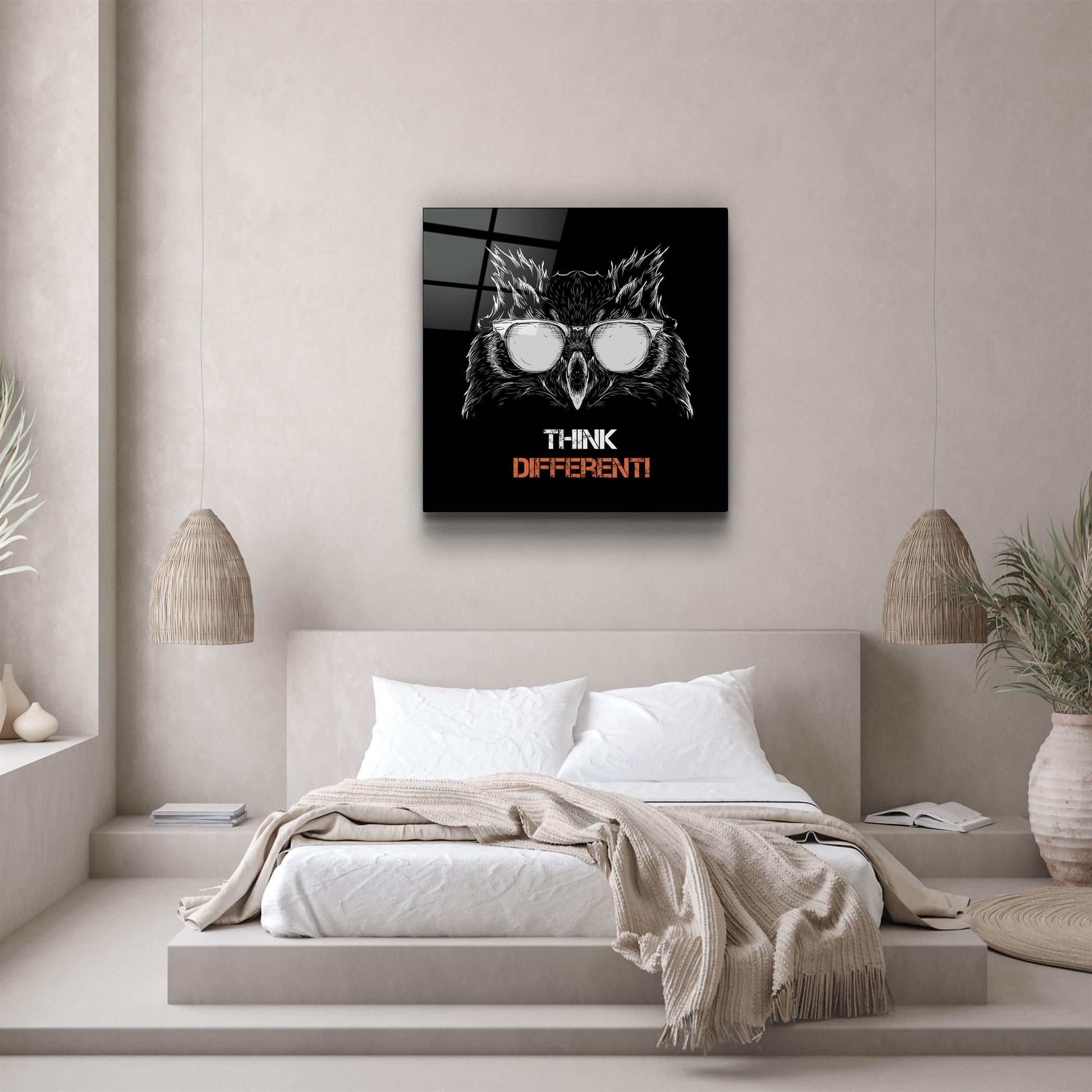 ・"Owl"・Glass Wall Art