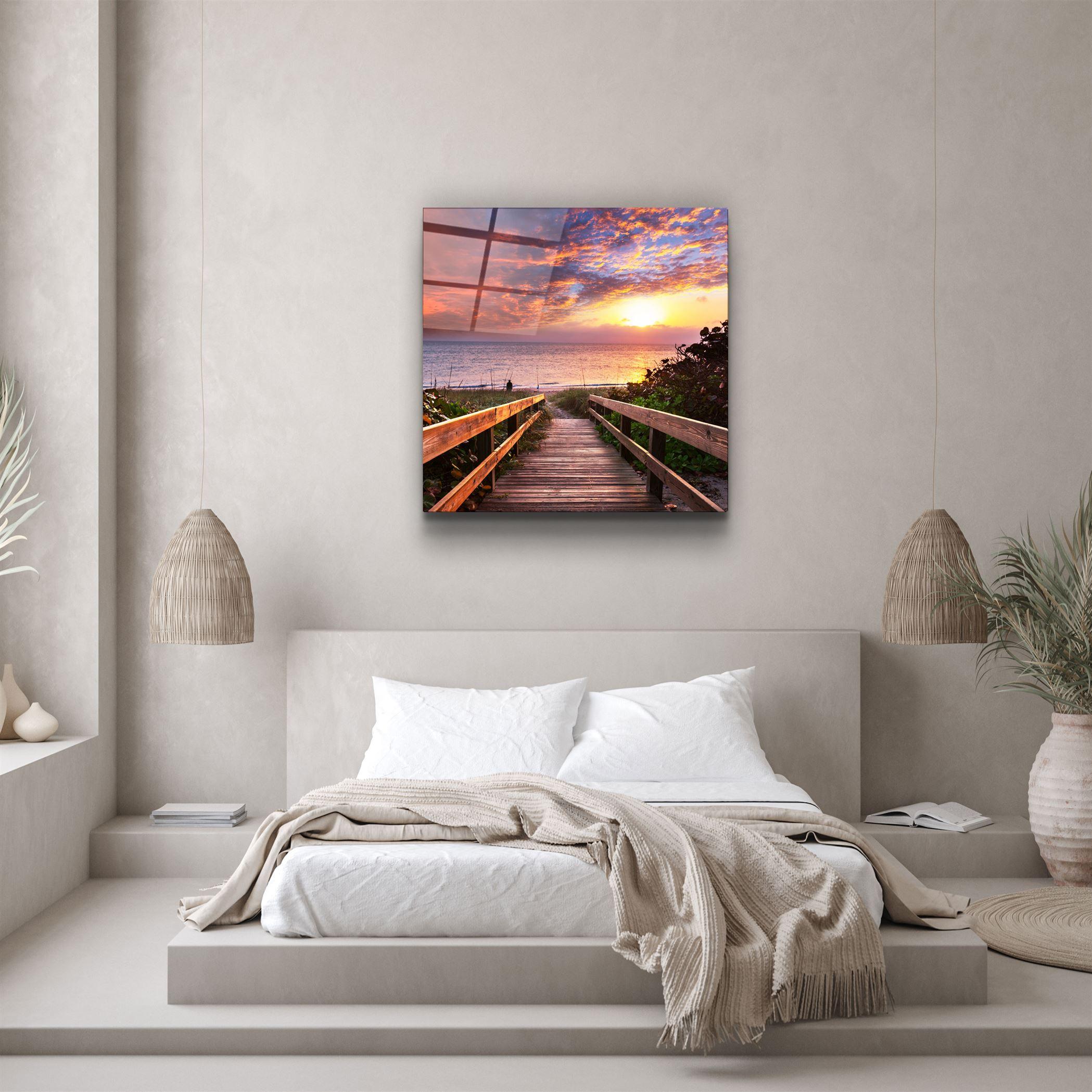 ・"Sea Landscape"・Glass Wall Art