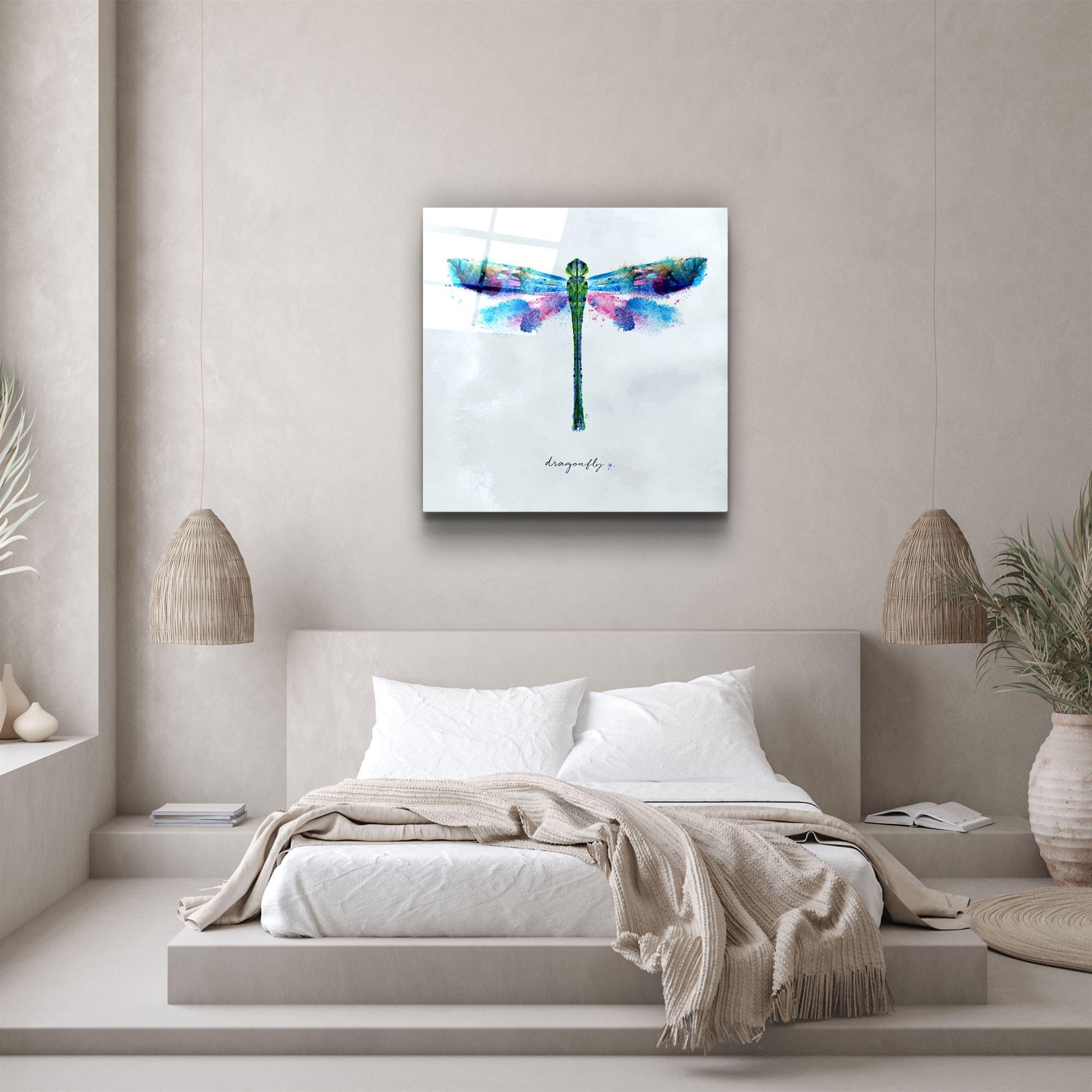 ・"Dragonfly"・Glass Wall Art