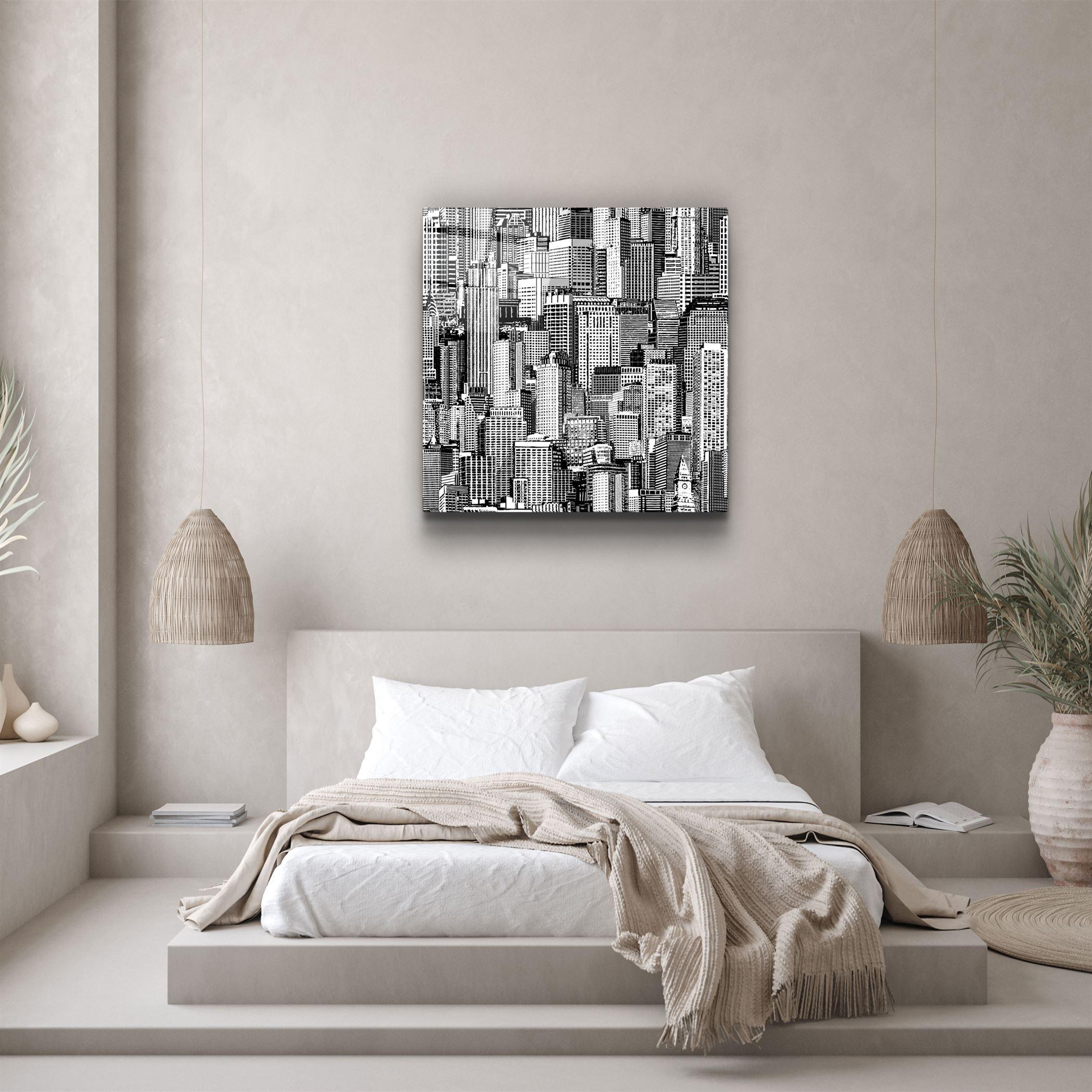 ・"Apartments"・Glass Wall Art