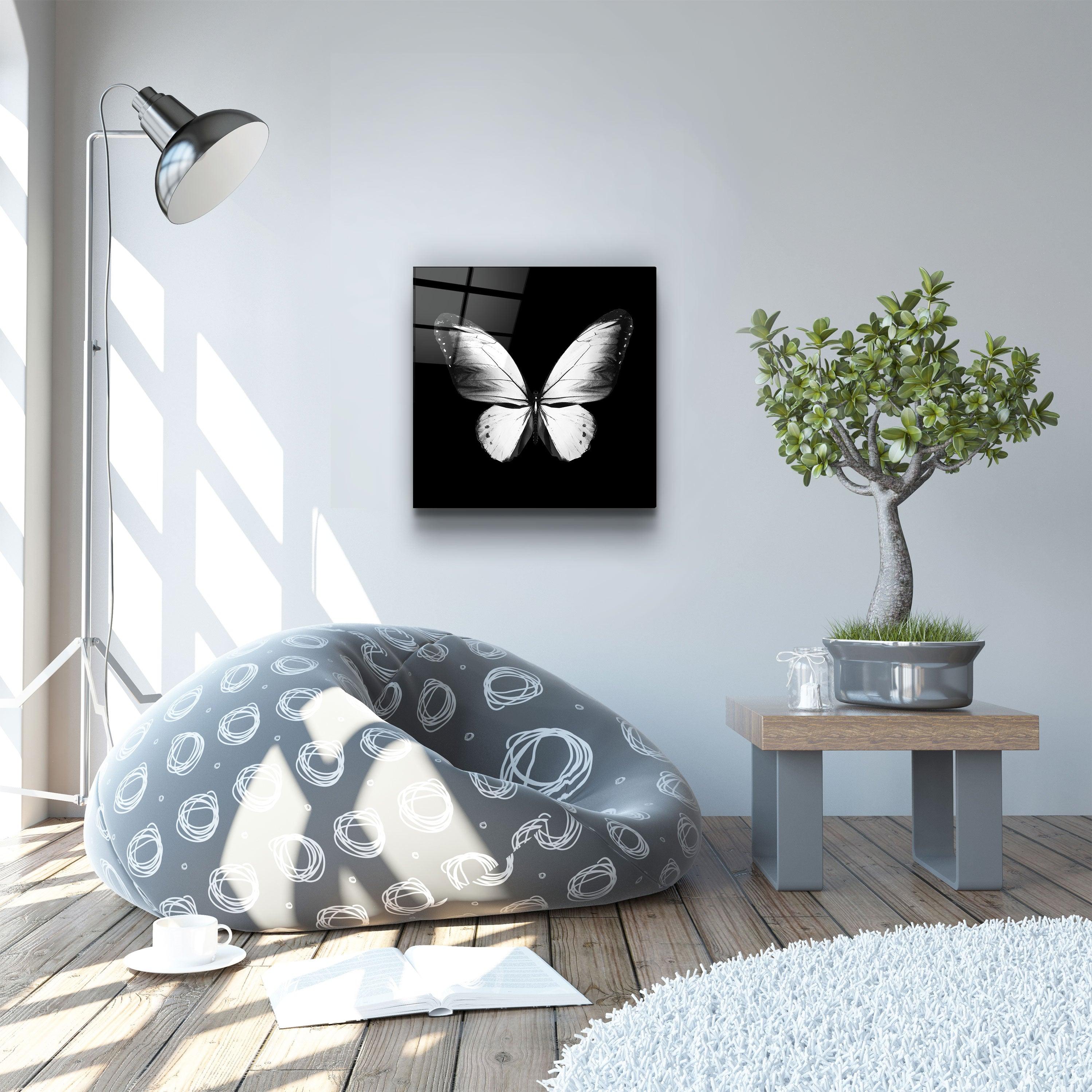 ・"Butterfly"・Glass Wall Art