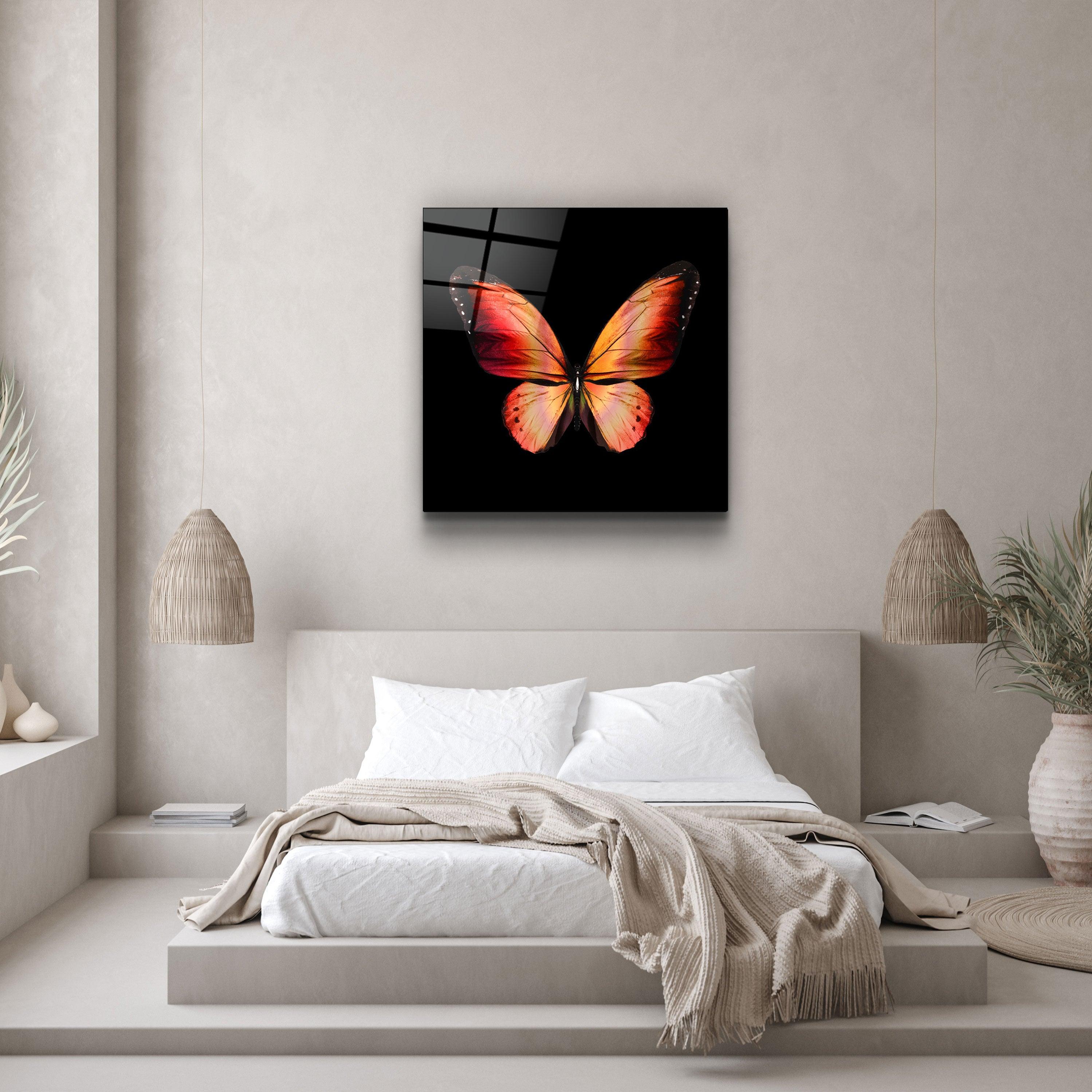 ・"Butterfly"・Glass Wall Art