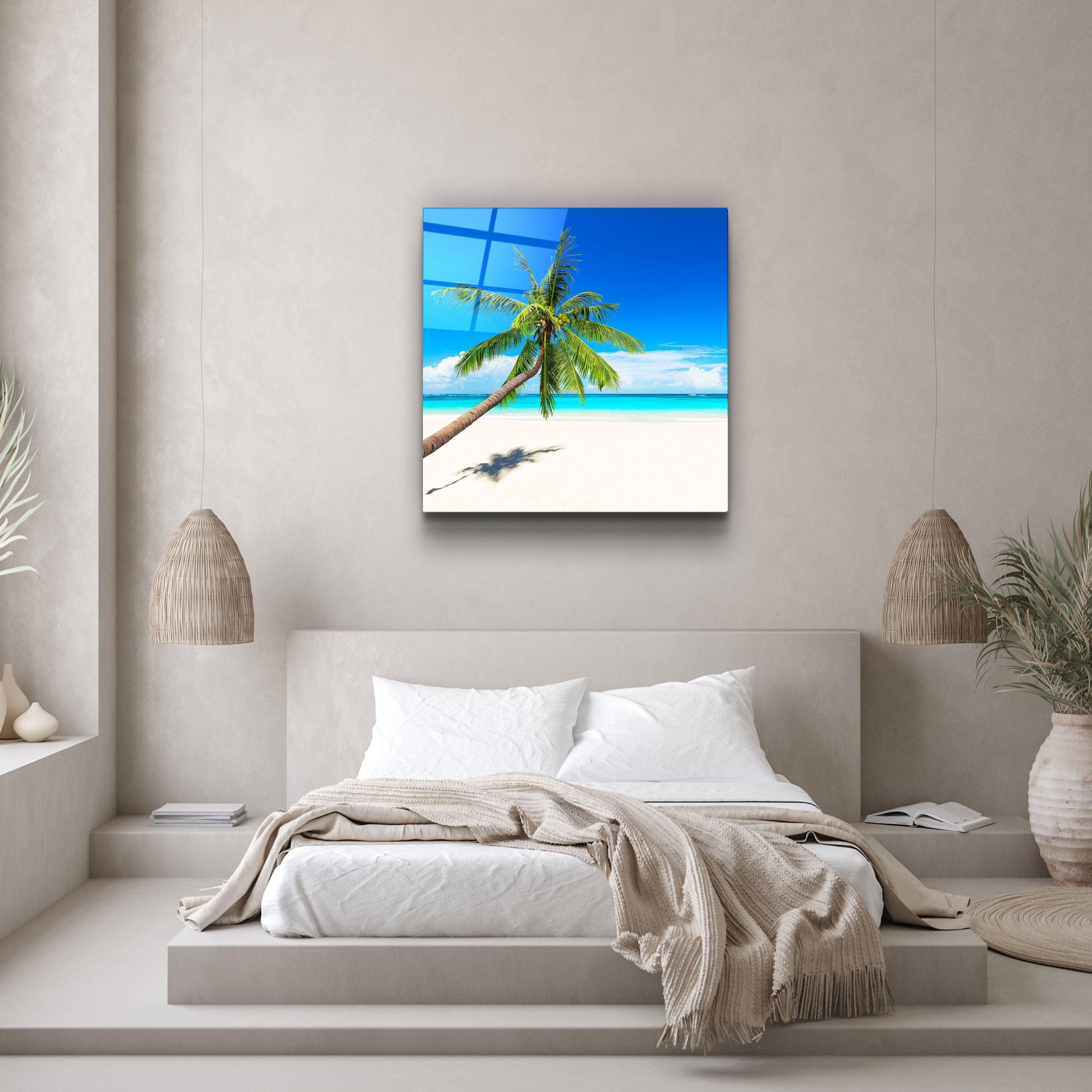 ・"Palm Tree"・Glass Wall Art