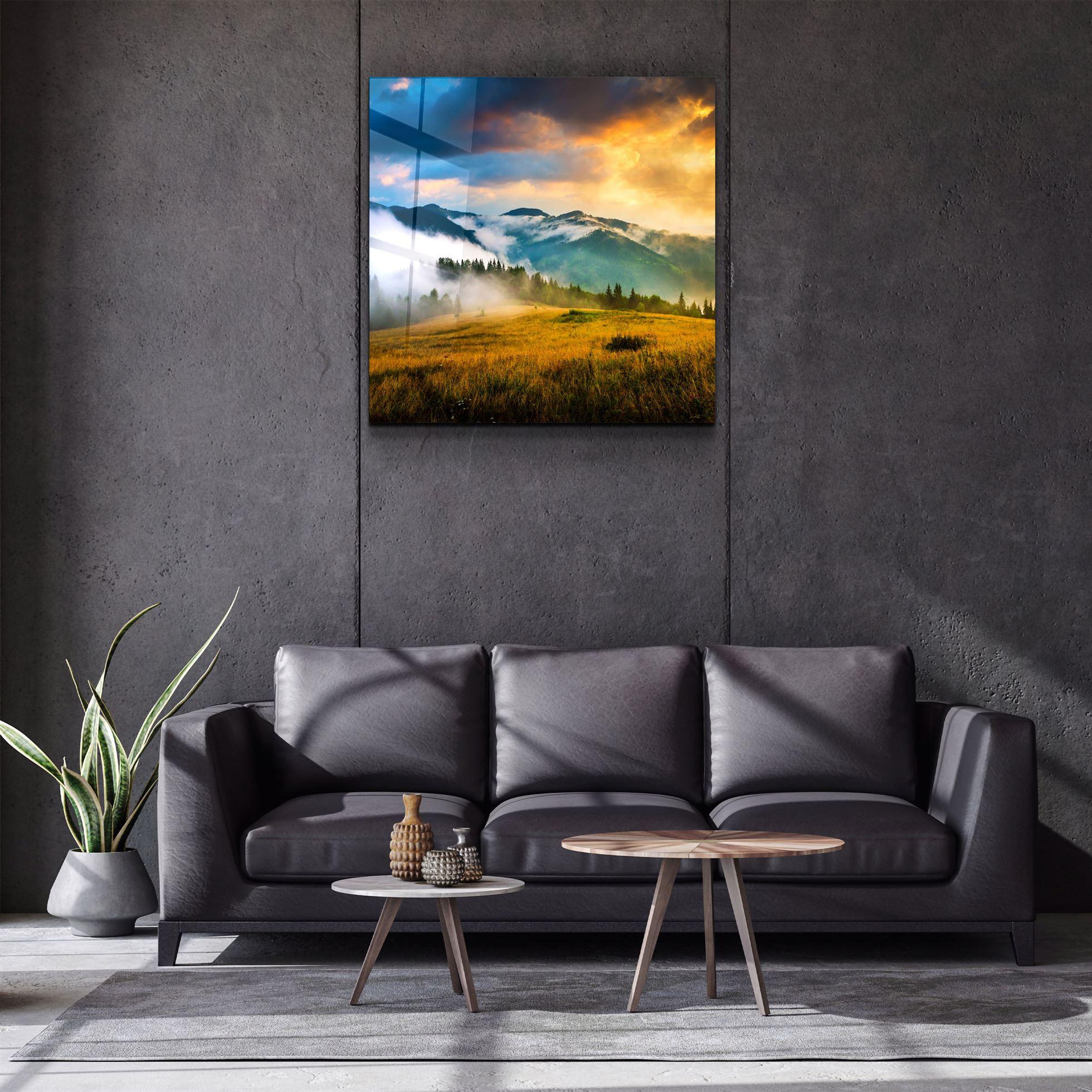 ・"Valley"・Glass Wall Art