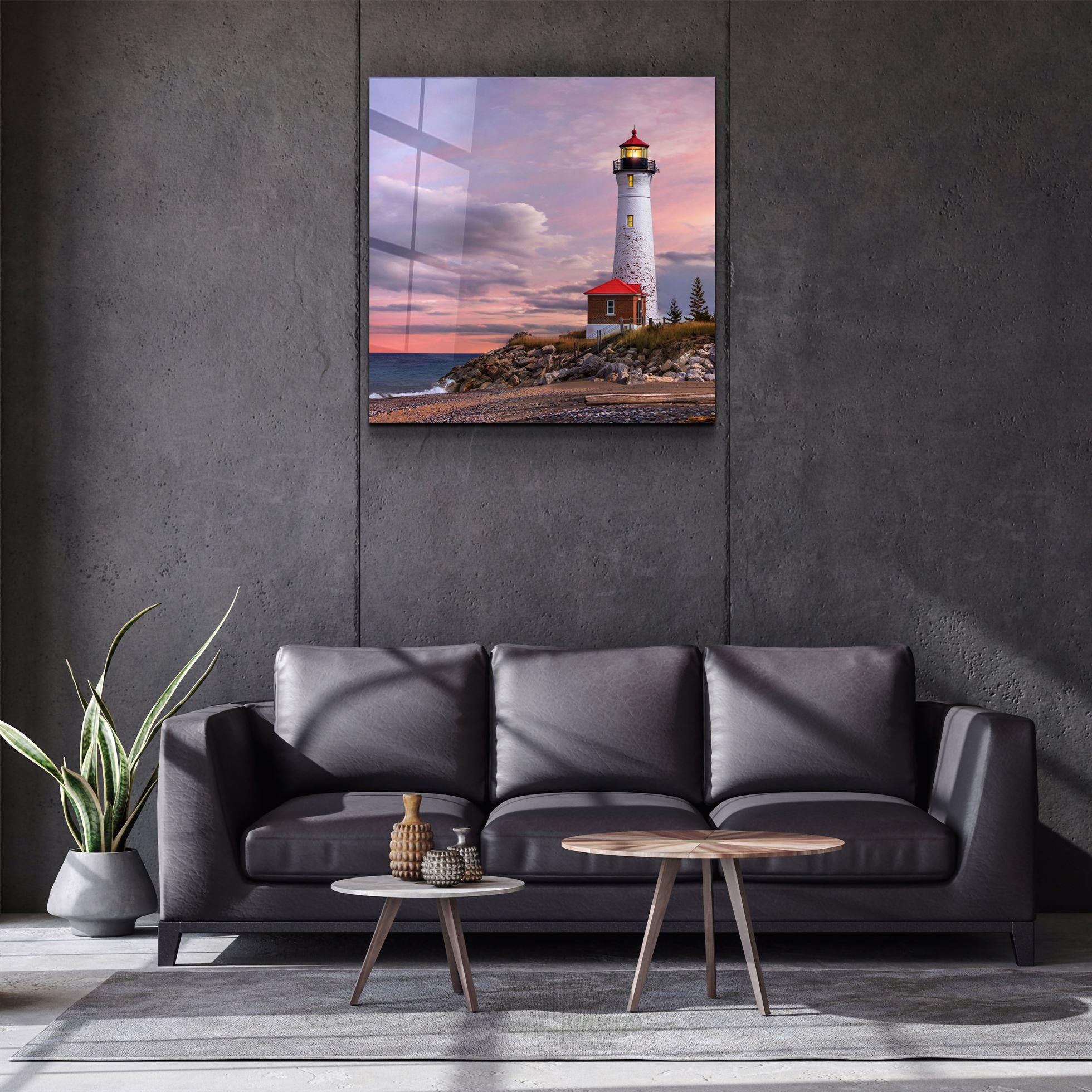 ・"Lighthouse"・Glass Wall Art