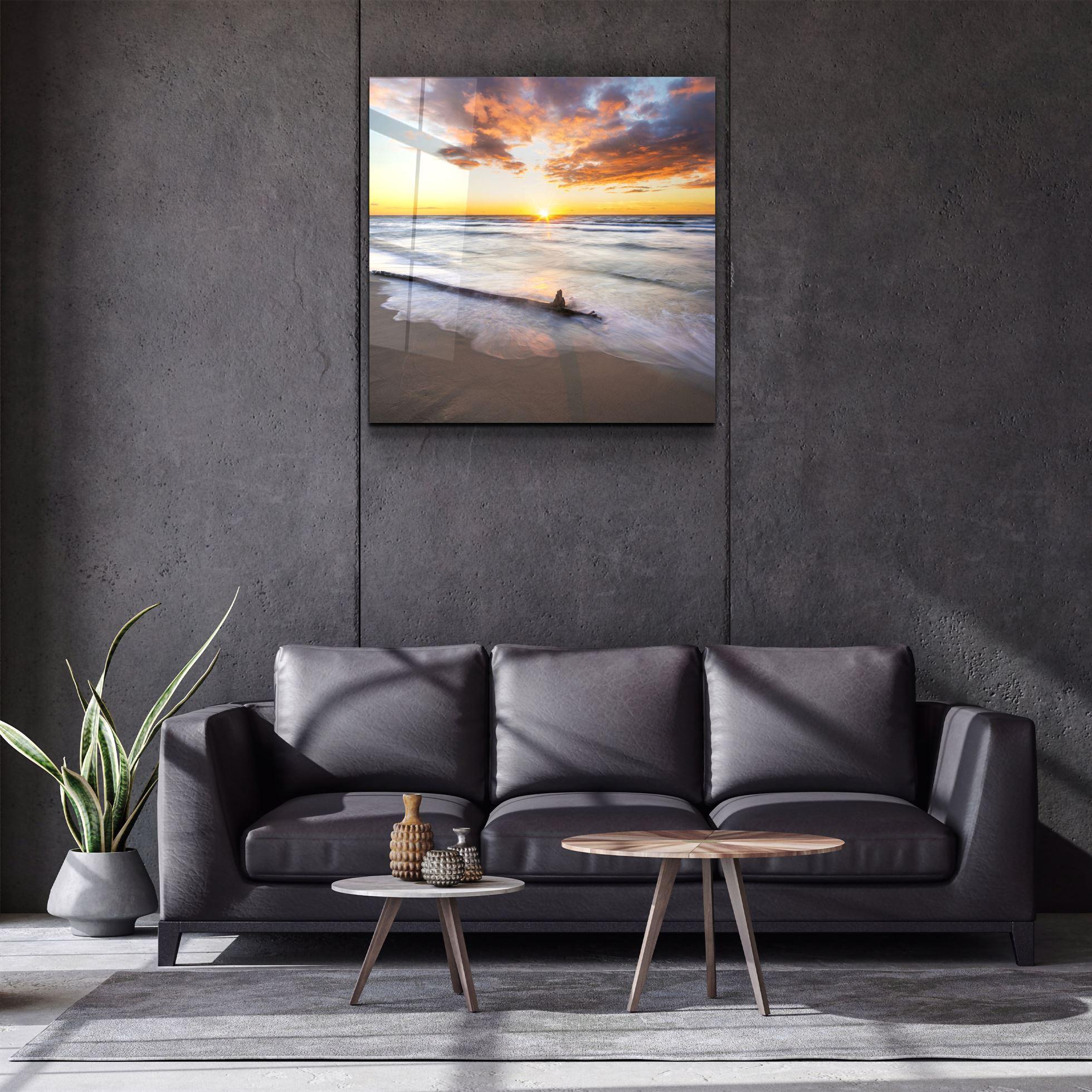 ・"Sunset"・Glass Wall Art
