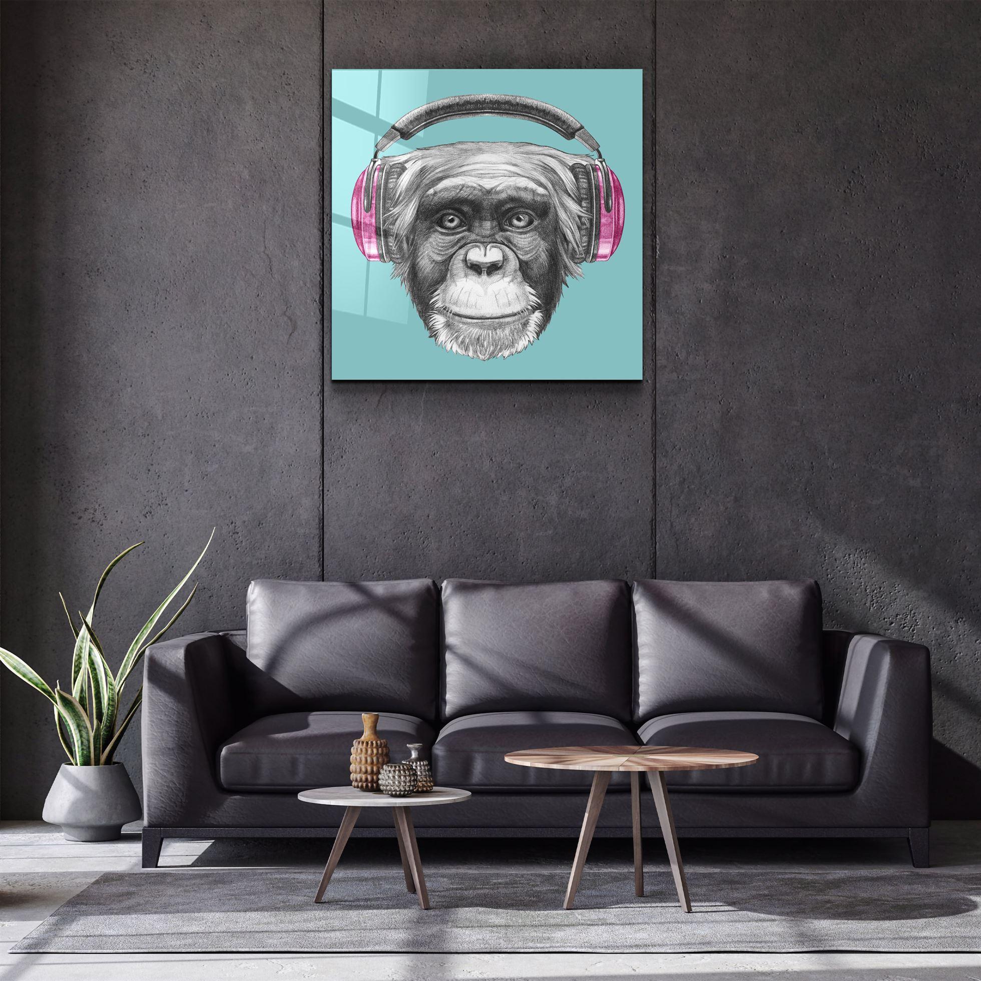 ・"Monkey"・Glass Wall Art