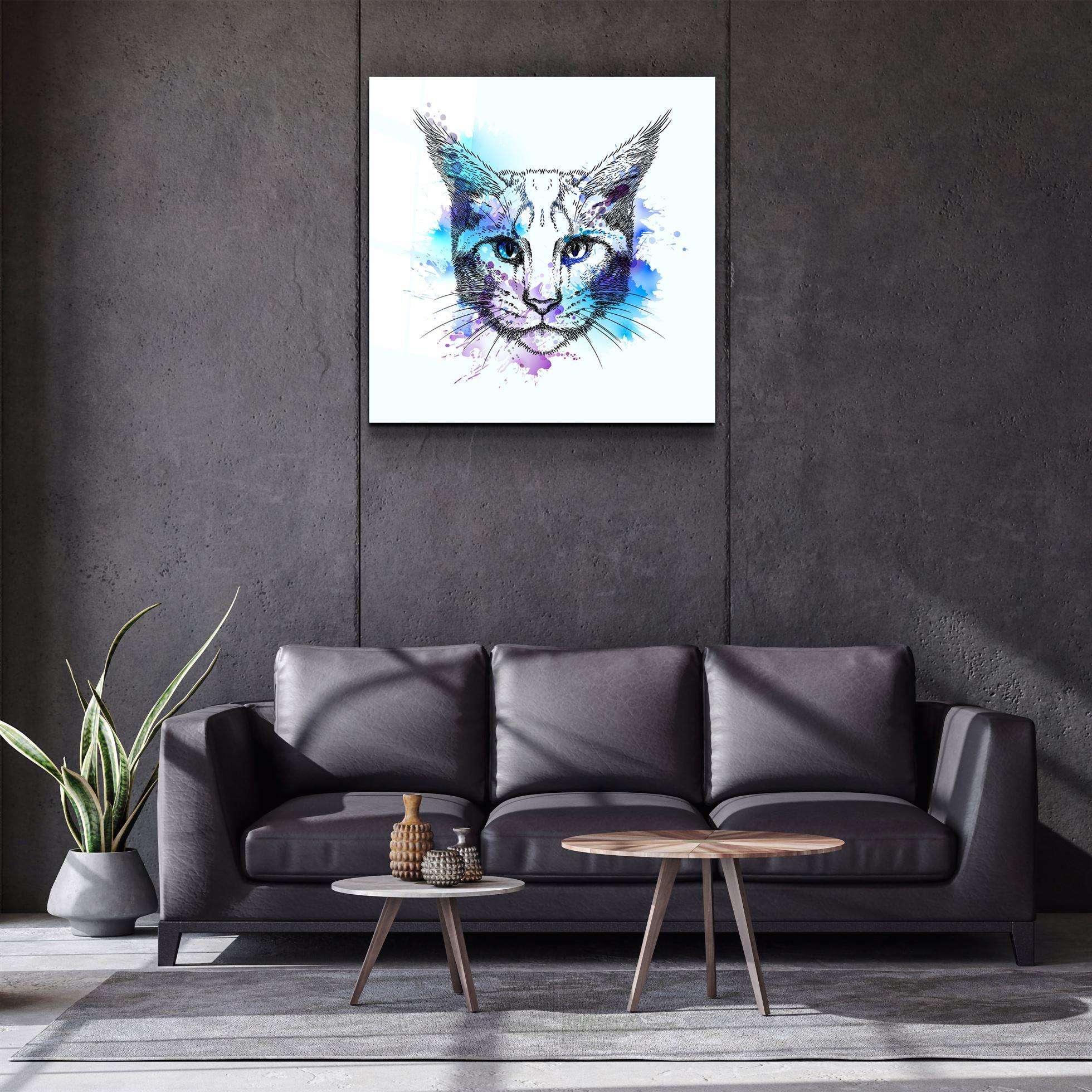 ・"Cat"・Glass Wall Art