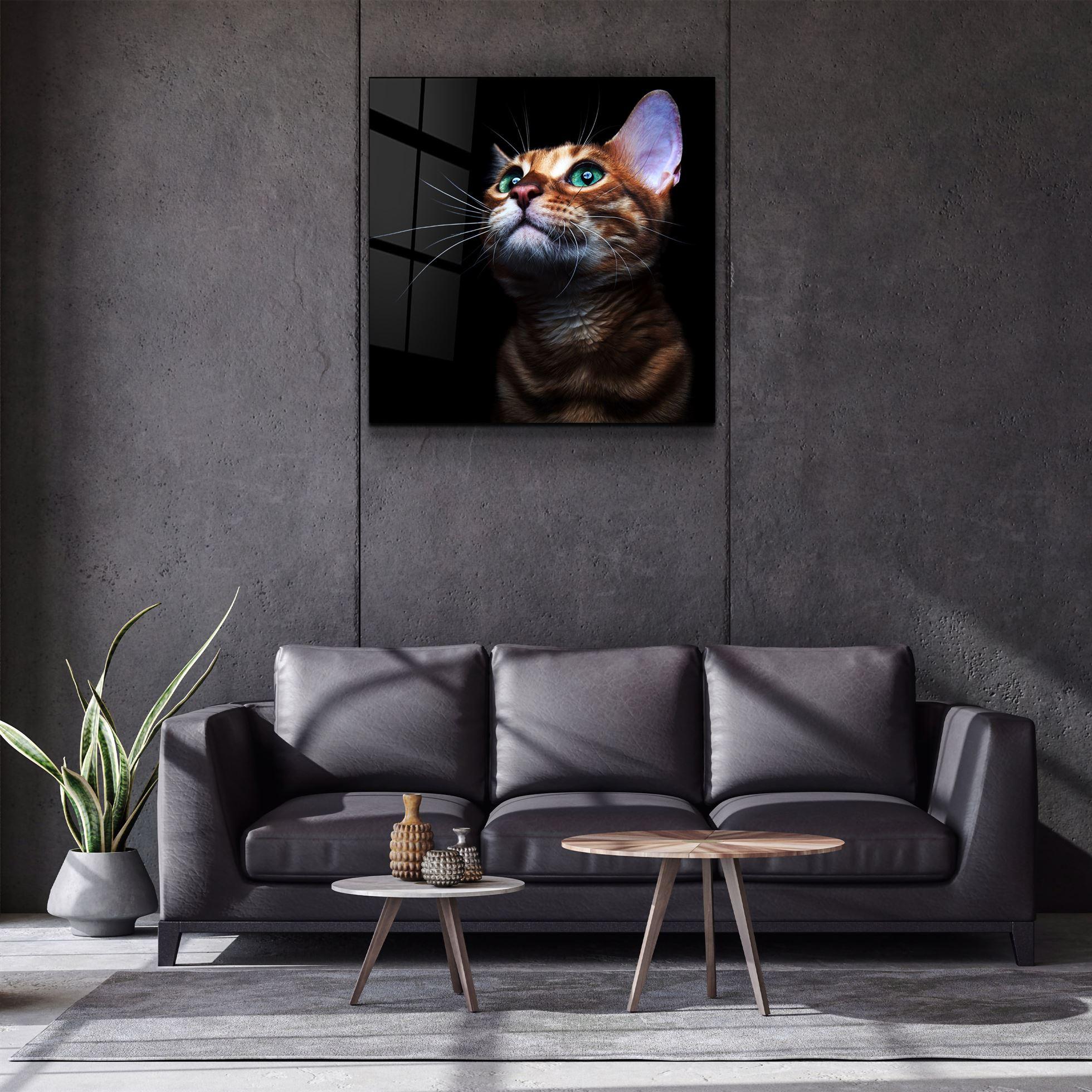 ・"Kitten"・Glass Wall Art