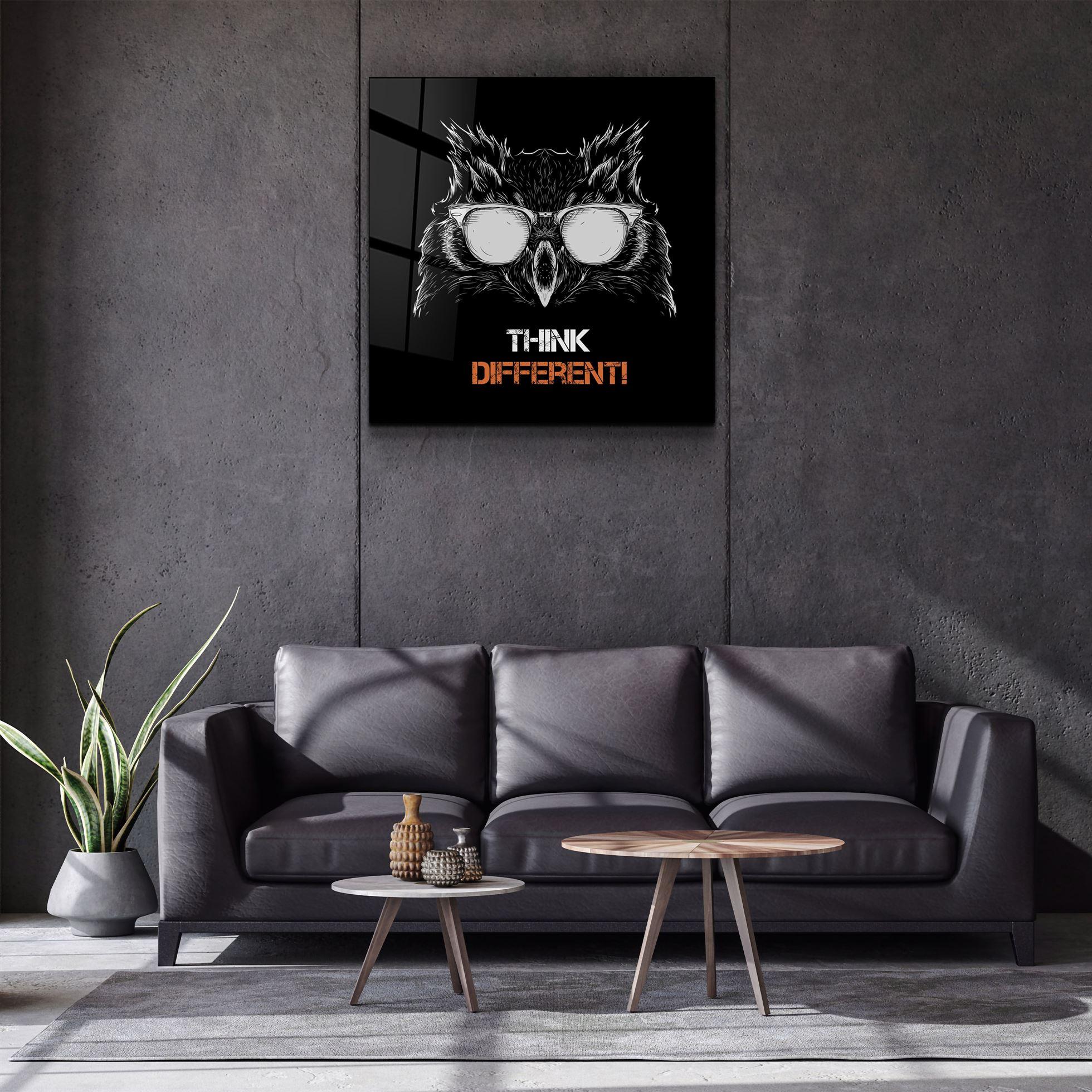 ・"Owl"・Glass Wall Art