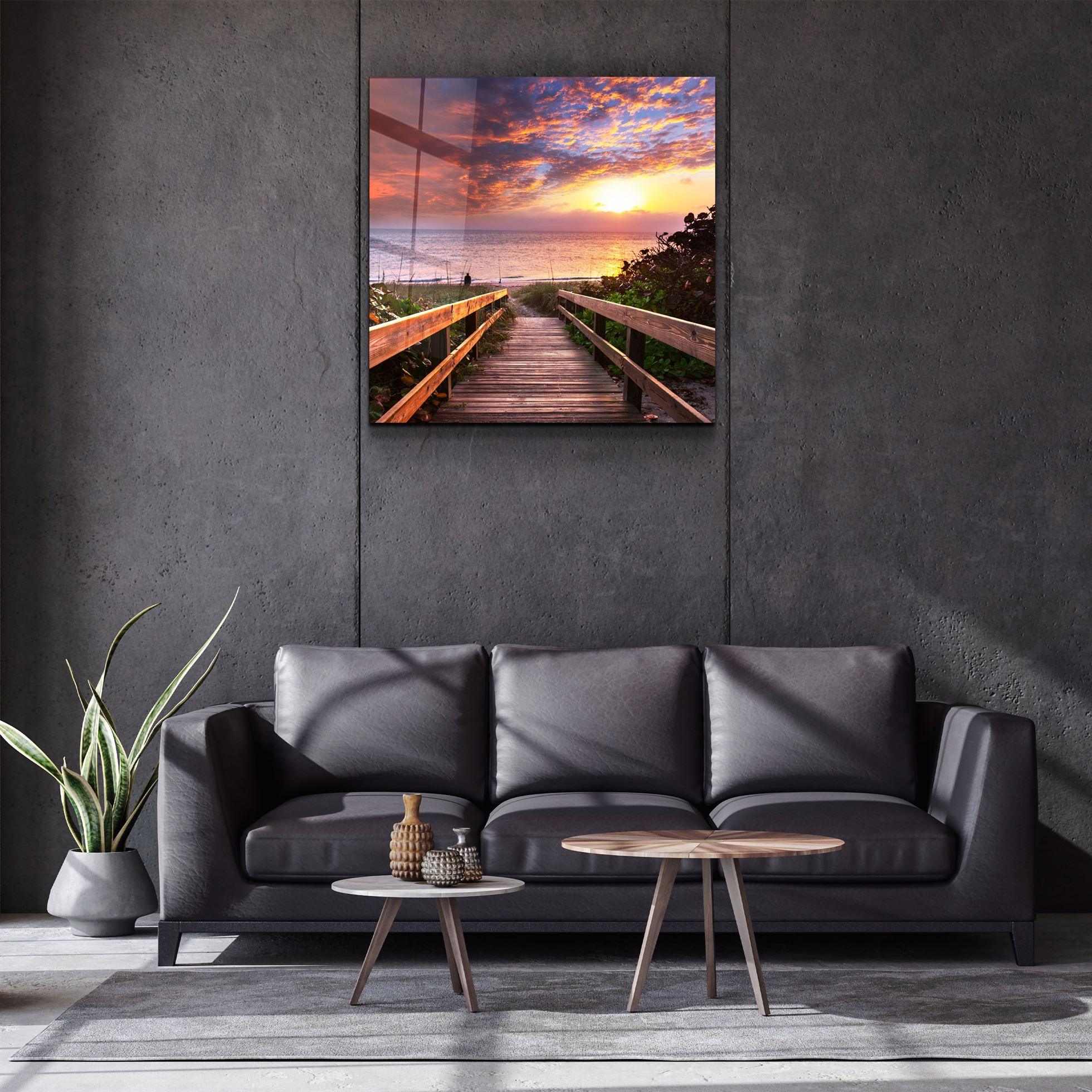 ・"Sea Landscape"・Glass Wall Art