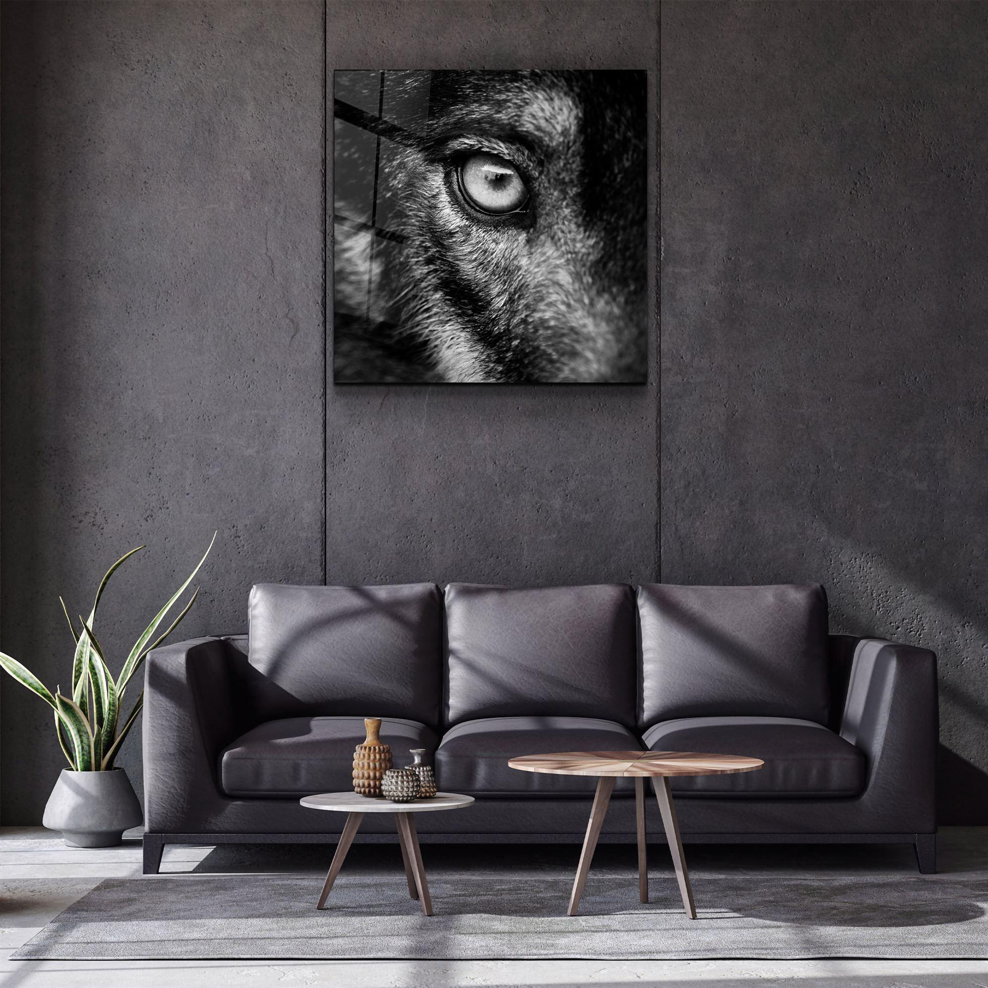 ・"Schwarz"・Glass Wall Art