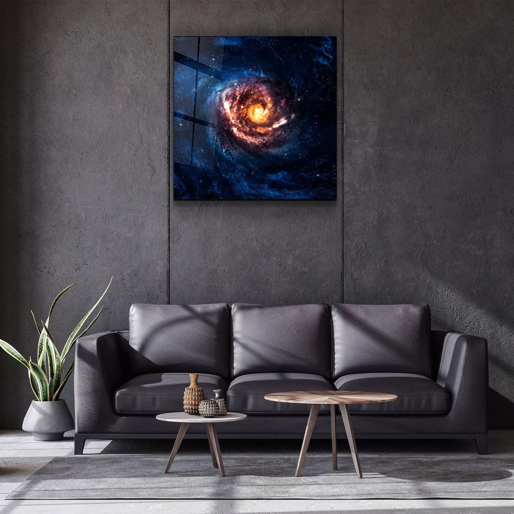 ・"In the Space-4"・Glass Wall Art