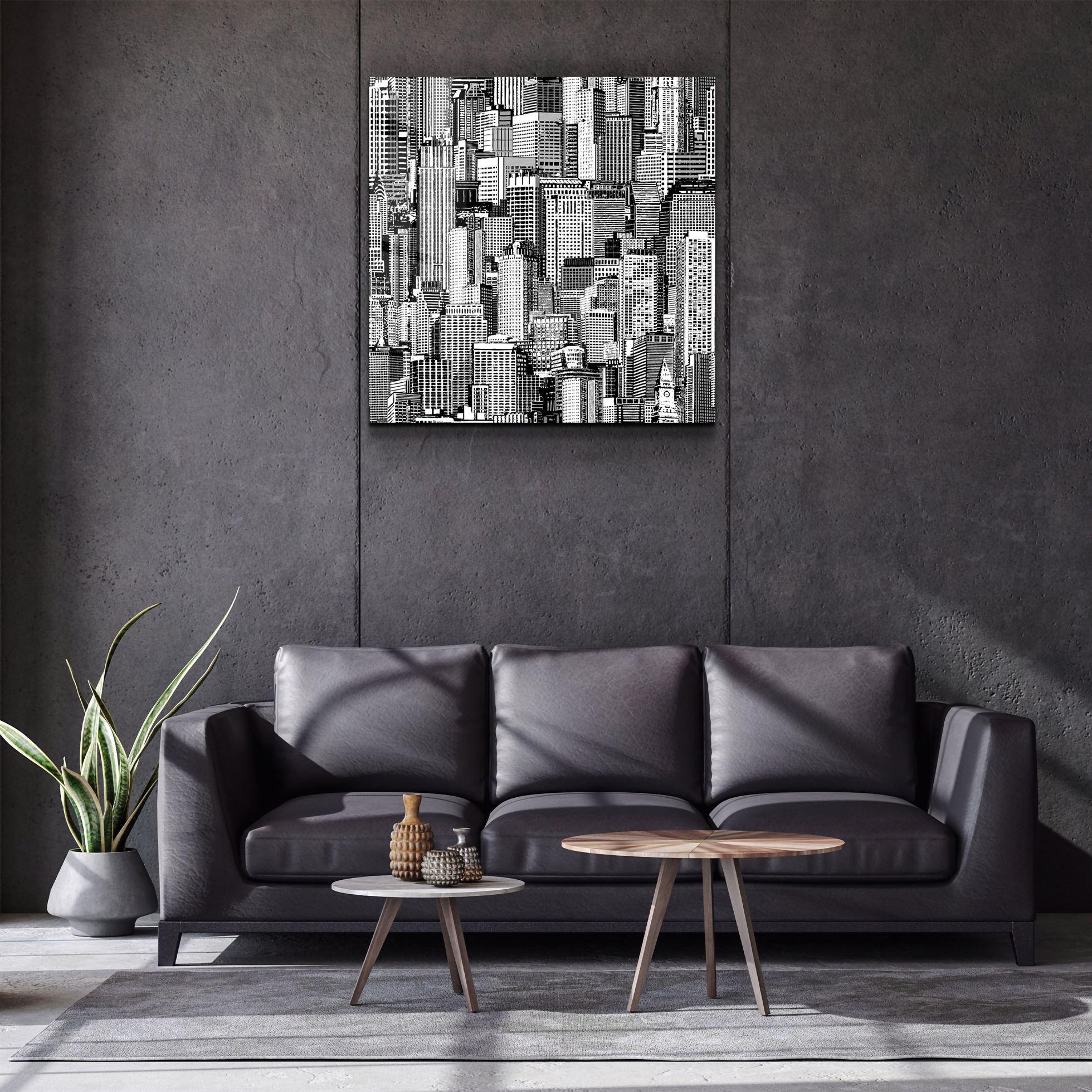 ・"Apartments"・Glass Wall Art