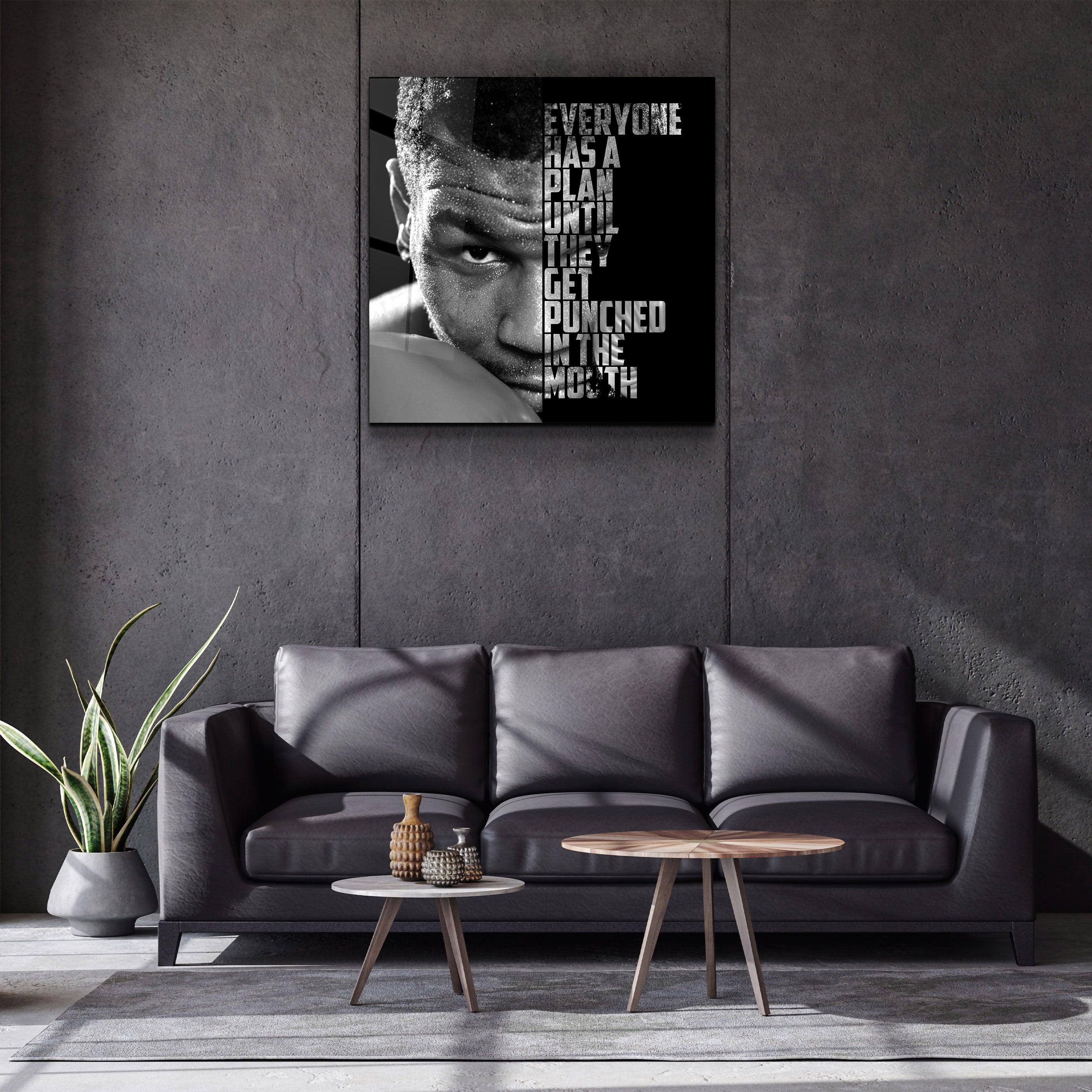 ・"Mike Tyson"・Designers Collection Glass Wall Art