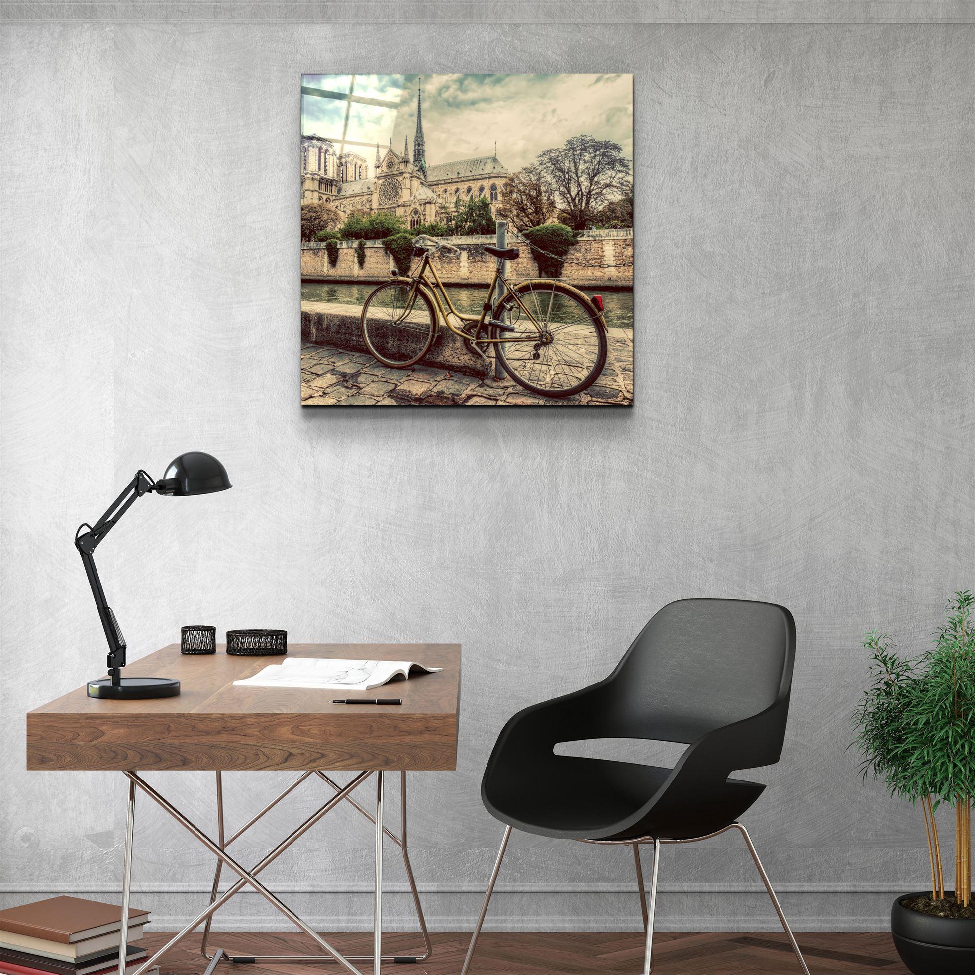・"Bicycle"・Glass Wall Art - ArtDesigna Glass Printing Wall Art