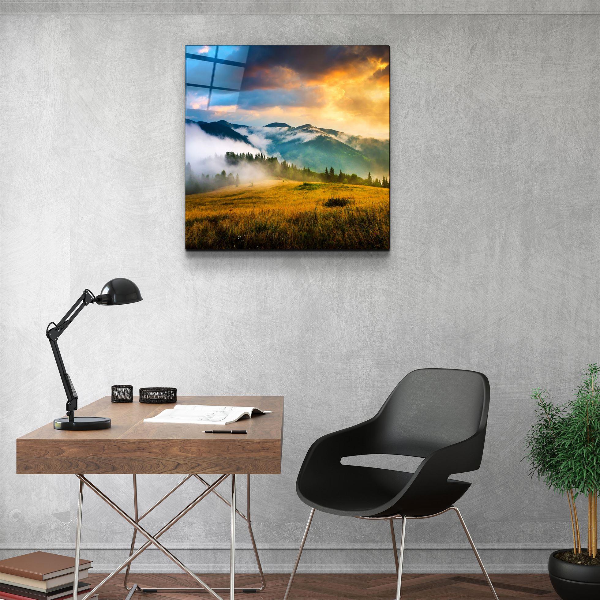 ・"Valley"・Glass Wall Art