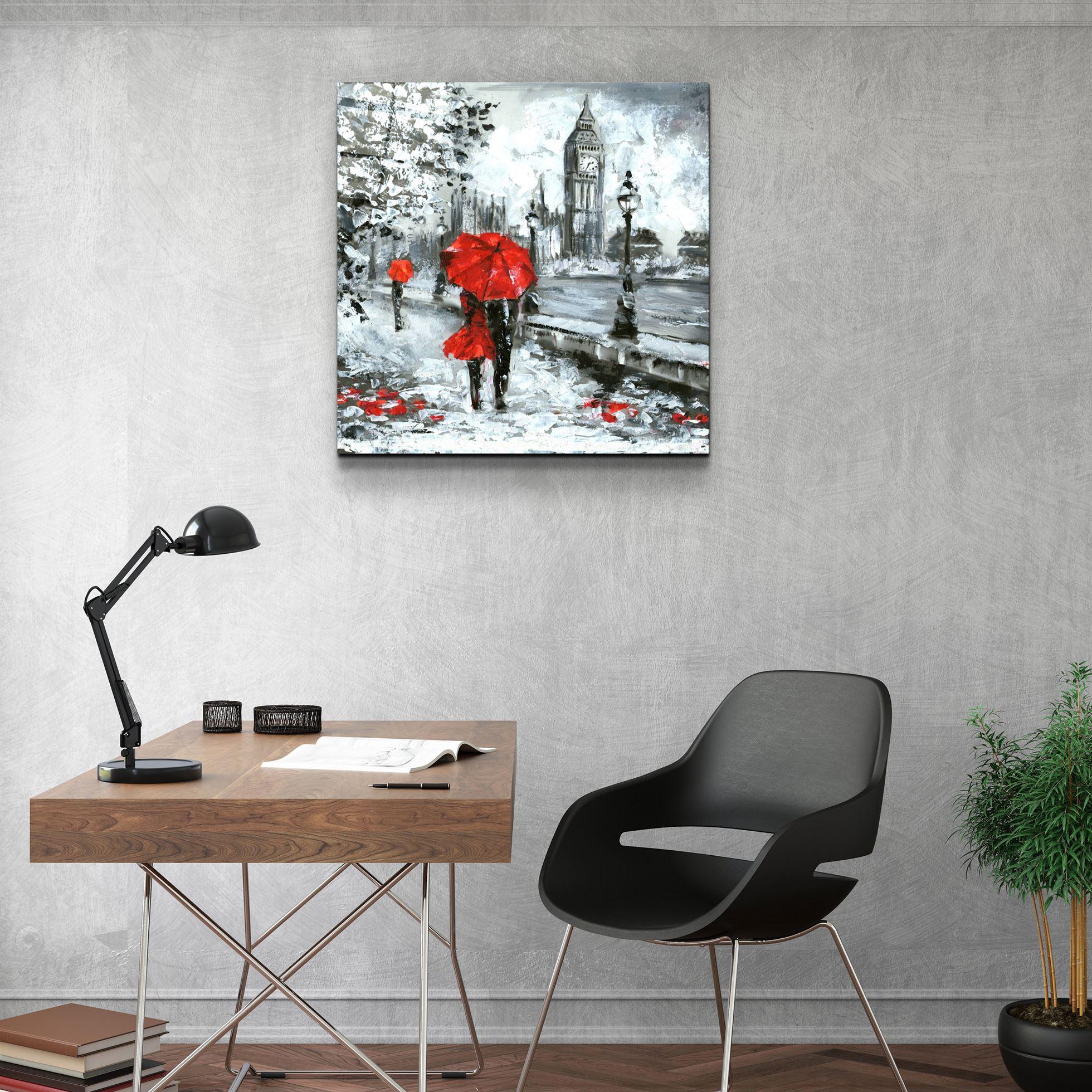・"London"・Glass Wall Art