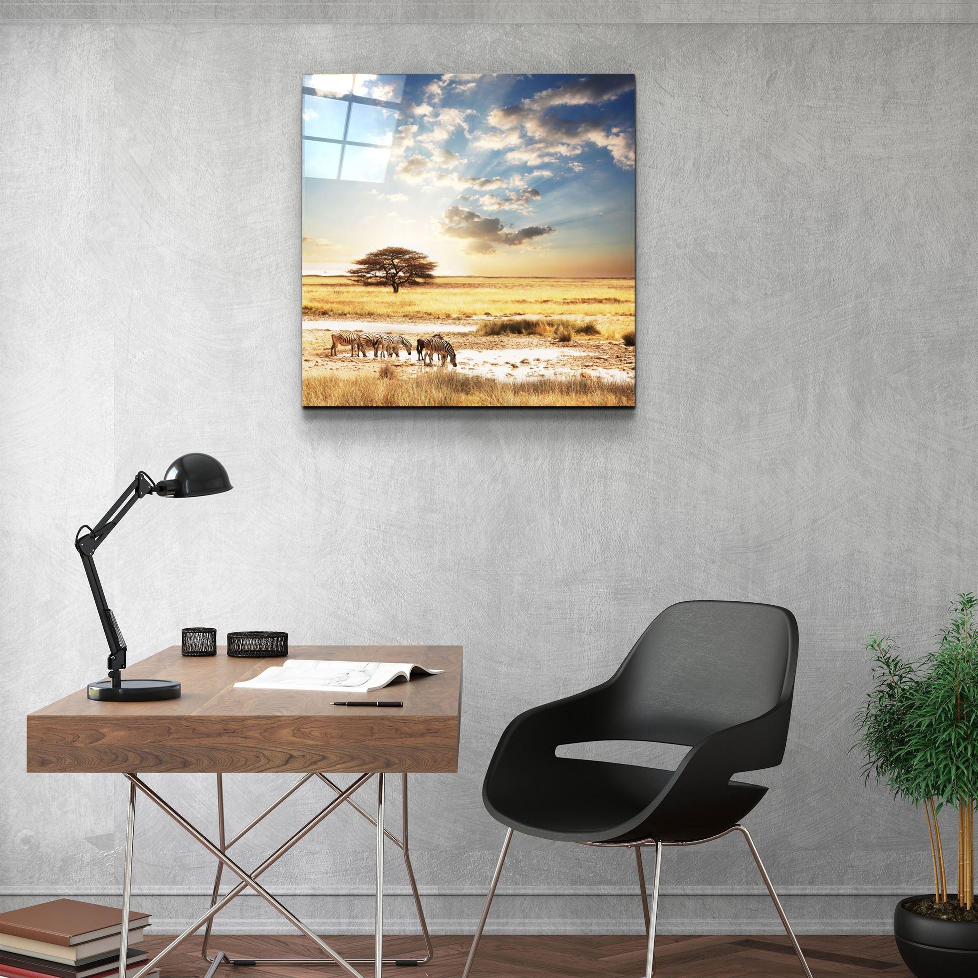 ・"Africa (Wide Meadow)"・Glass Wall Art