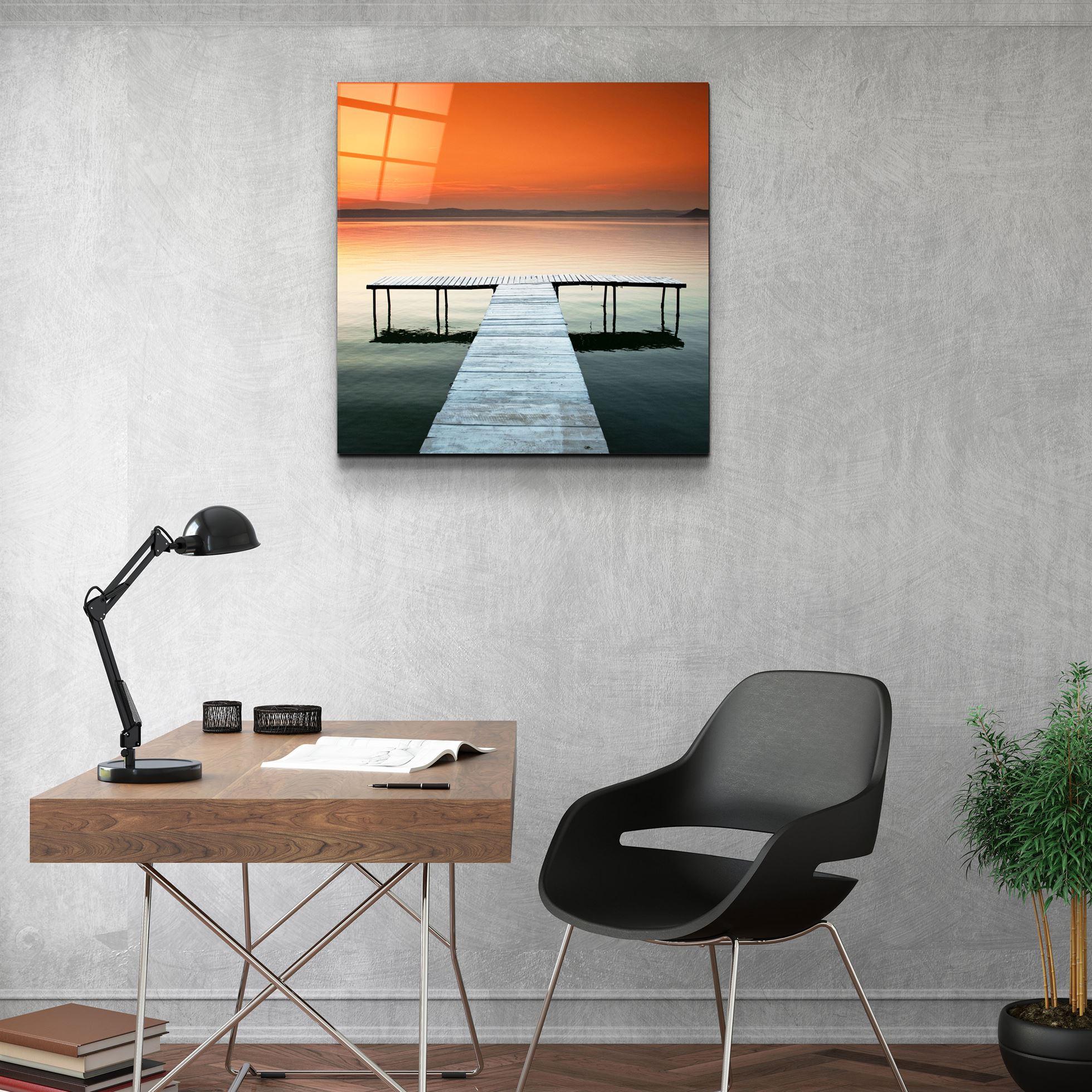 ・"Quay"・Glass Wall Art