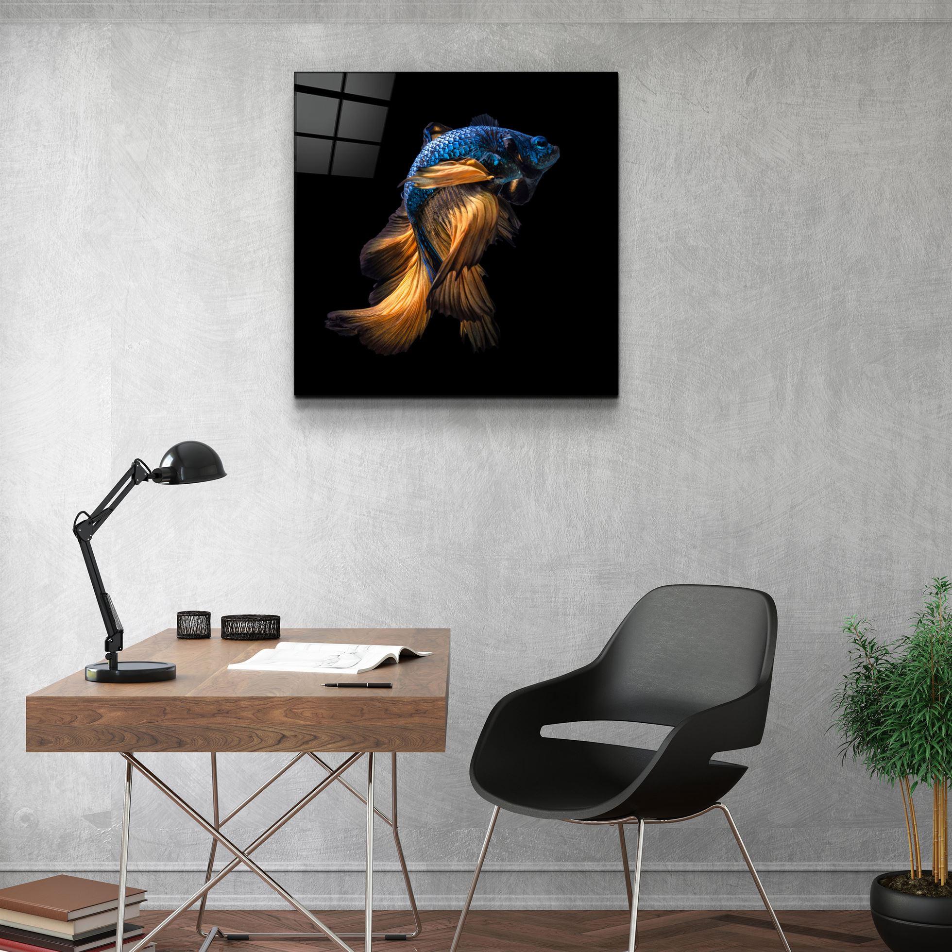 ・"Betta Fish"・Glass Wall Art