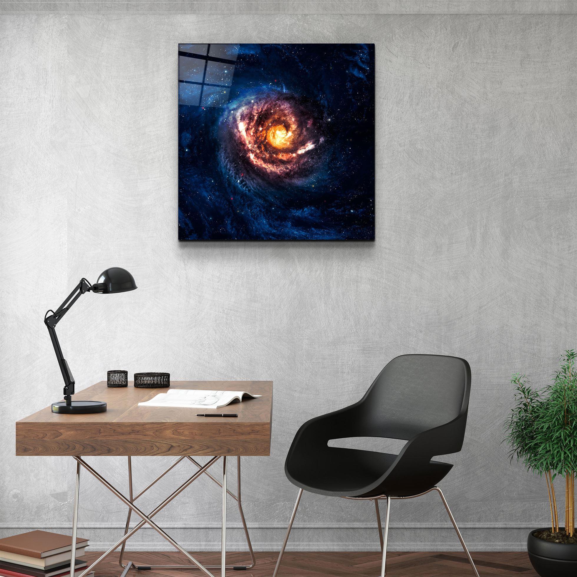 ・"In the Space-4"・Glass Wall Art